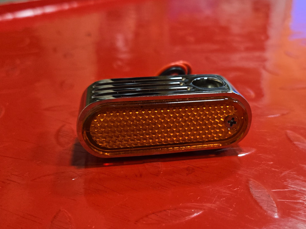 Harley Chopper Custombike Sidemarker Begrenzungsleuchte chrom