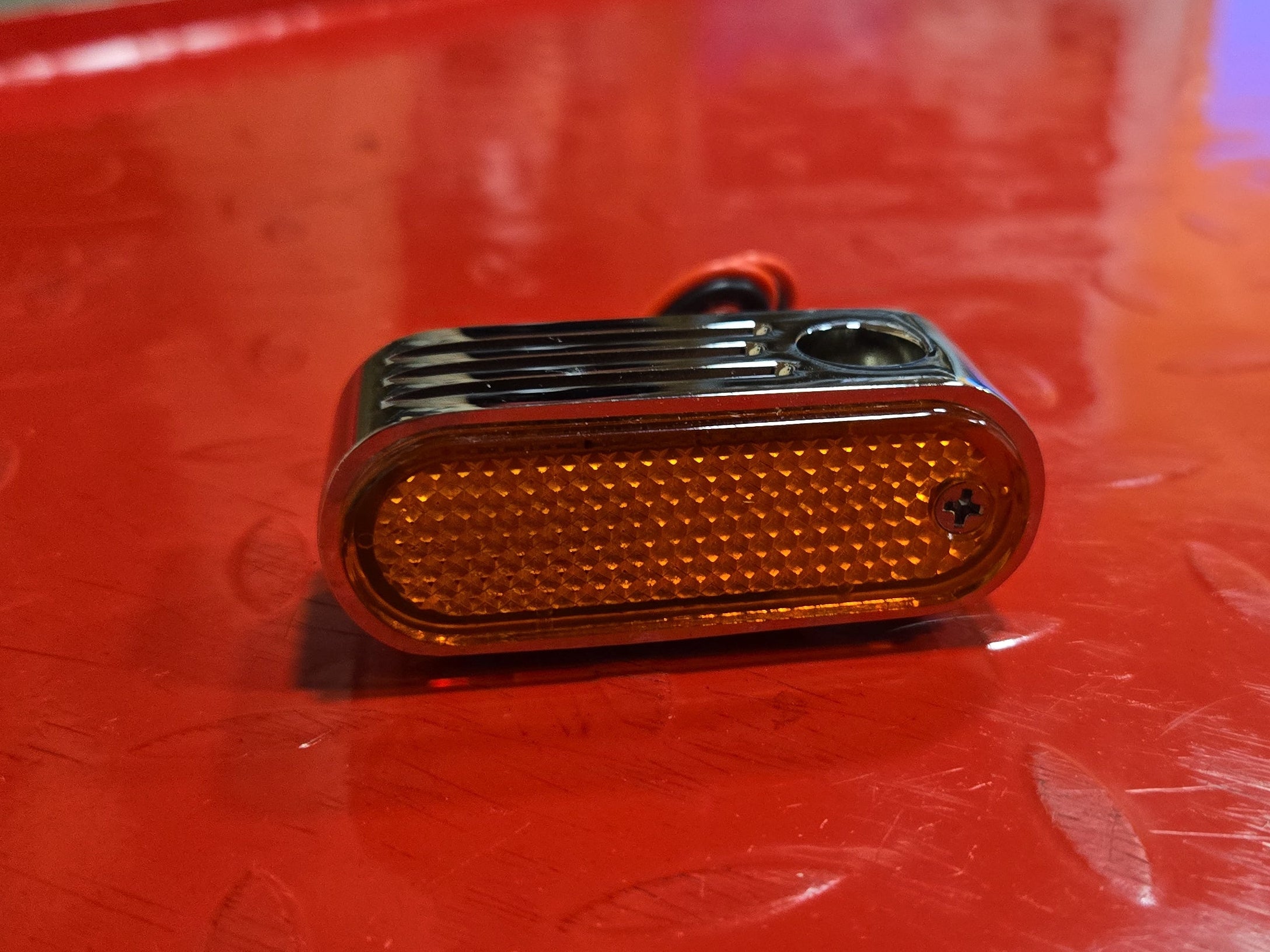 Harley Chopper Custombike Sidemarker Begrenzungsleuchte chrom