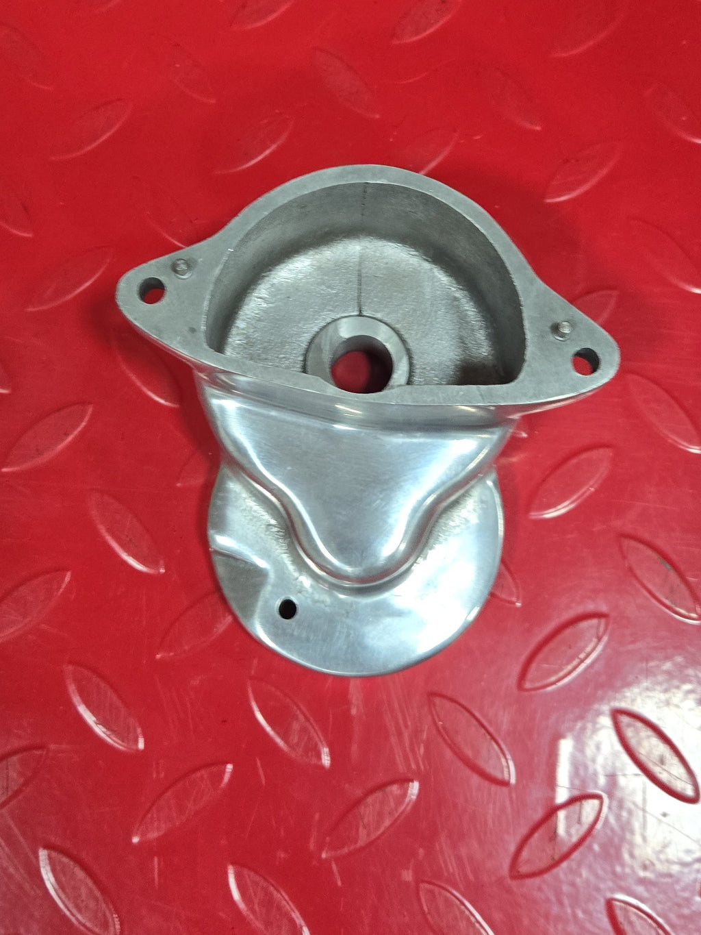 Harley Davidson Shovel Shovelhead Starter Shaft Housing poliert