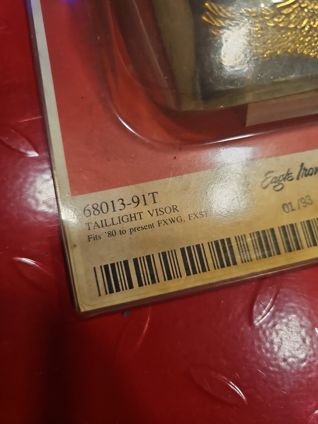 Harley Davidson Taillight Visor Rücklicht Cover chrom NEW