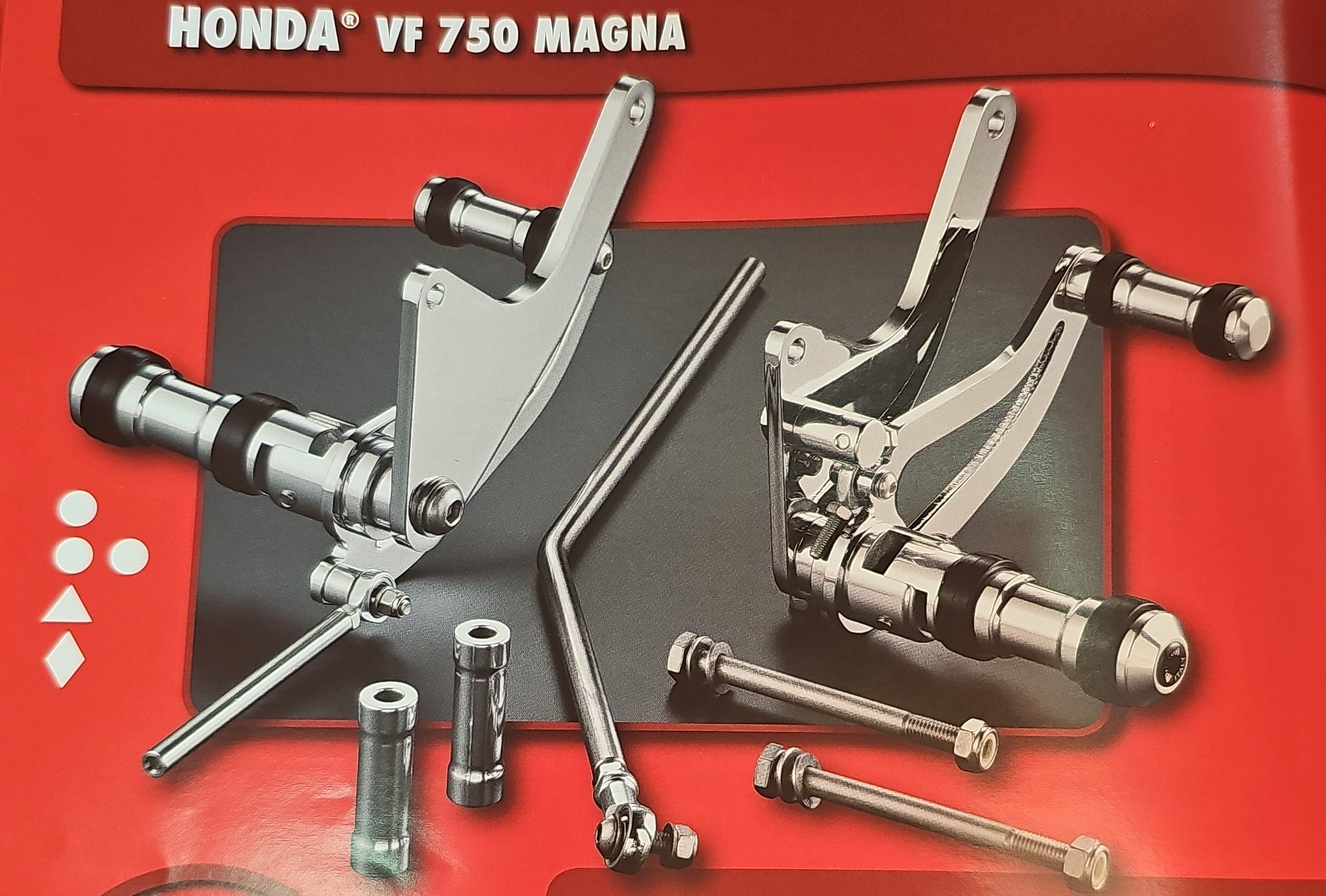 HONDA VF 750 MAGNA Fussrastenanlage NEW