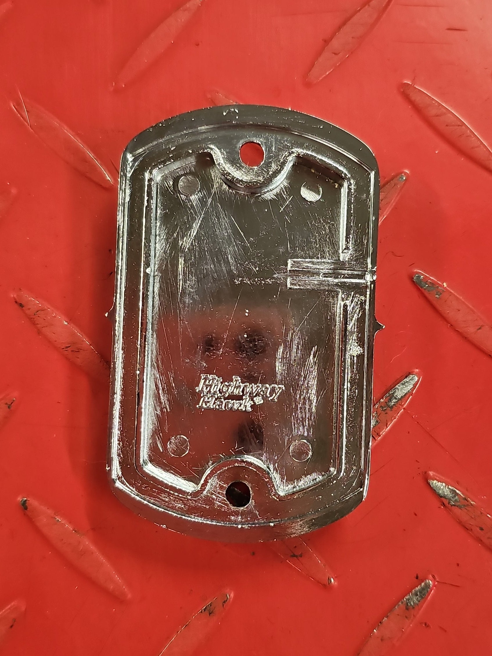 Motorrad Bremsbehälter Deckel chrom NEW
