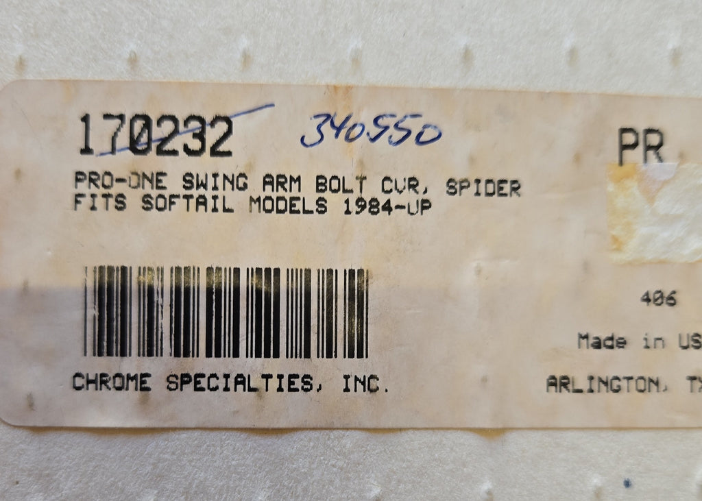 Harley Davidson PRO ONE Spider Swing Arm Cover NEW