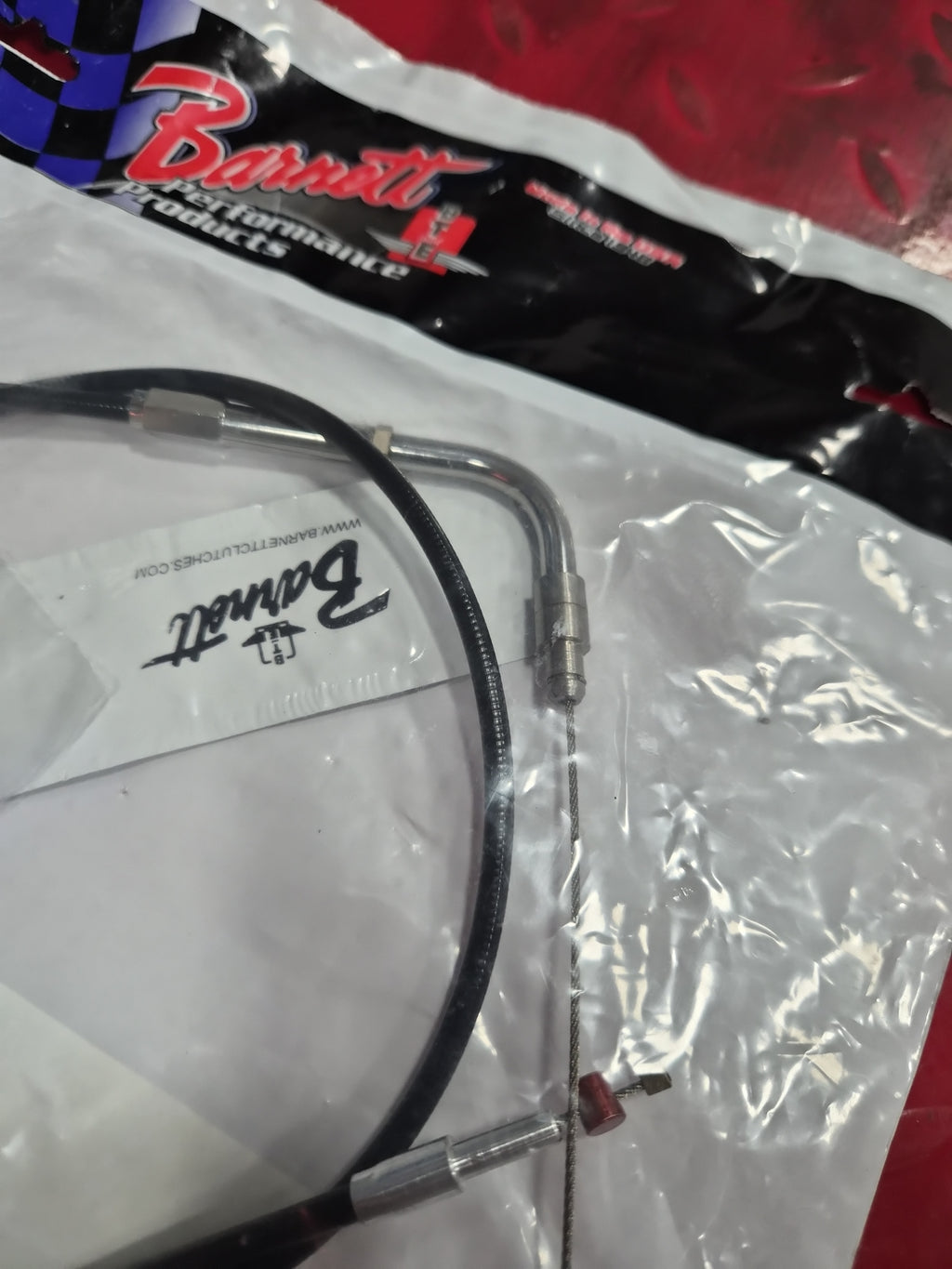 BARNETT Gaszug schwarz für Harley Davidson