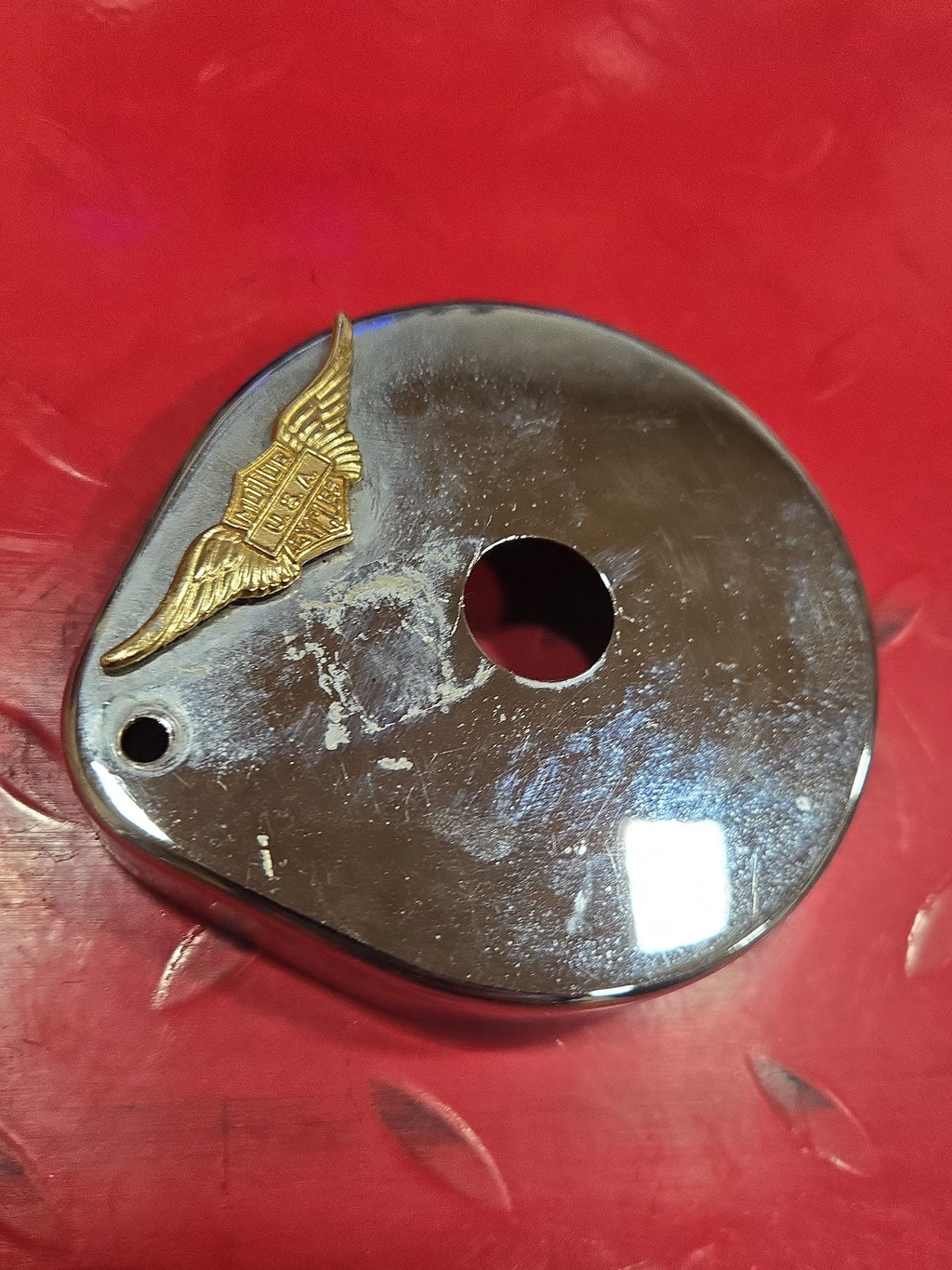 Harley Davidson Kicker Feder Cover chrom gebraucht
