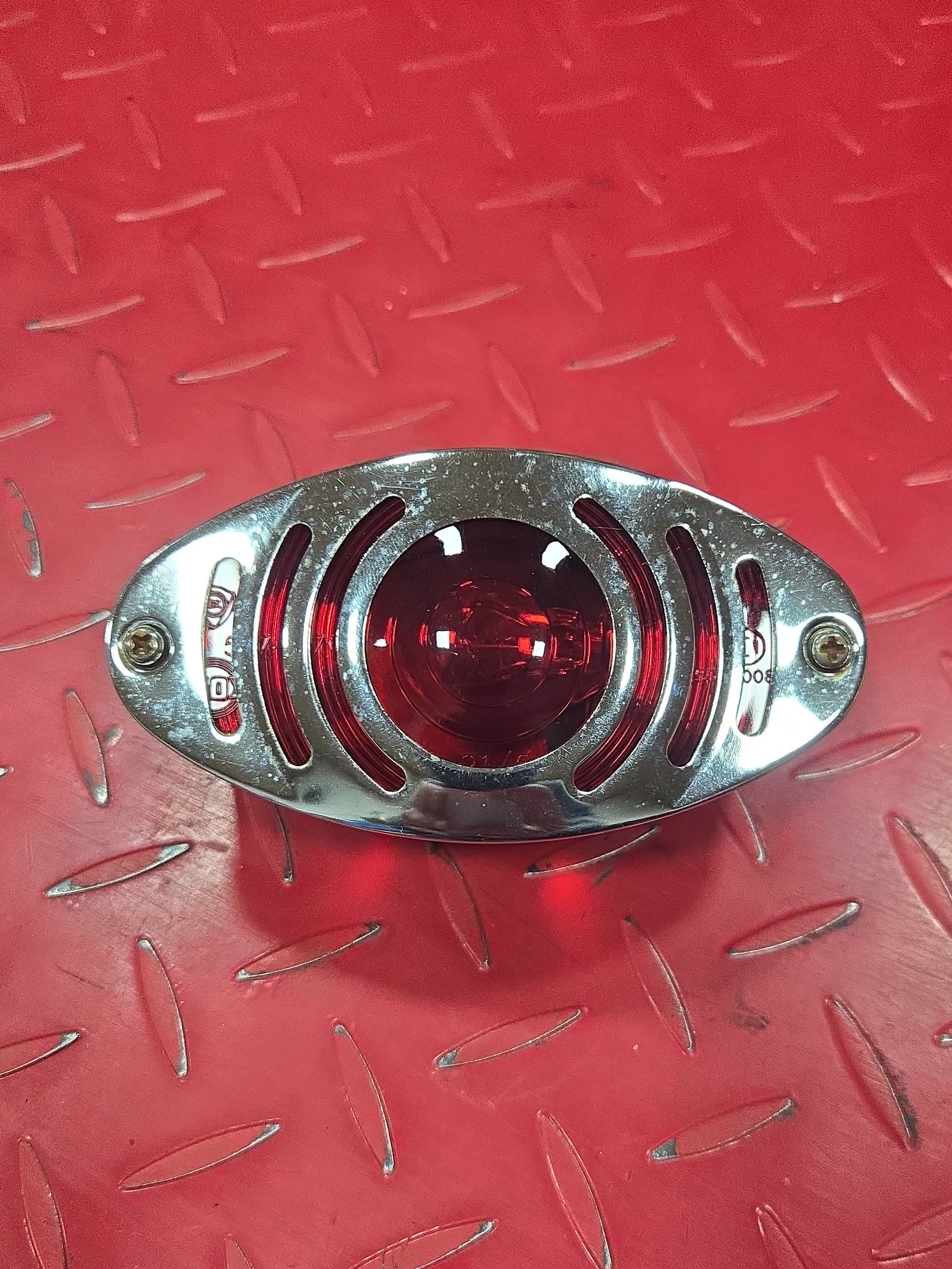 Harley Chopper Custombike Cateye Rücklicht chrom gebraucht