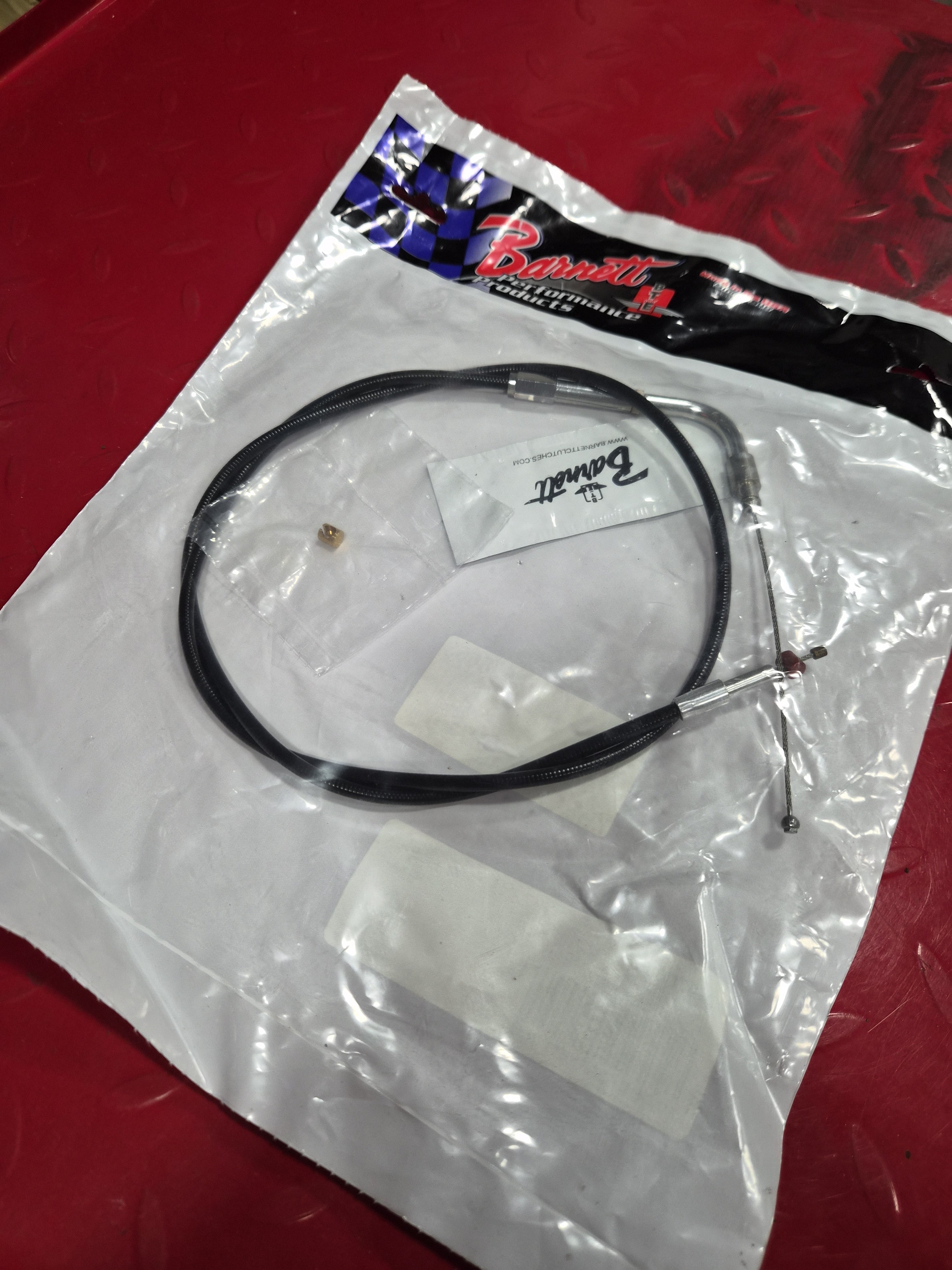 BARNETT Gaszug schwarz für Harley Davidson