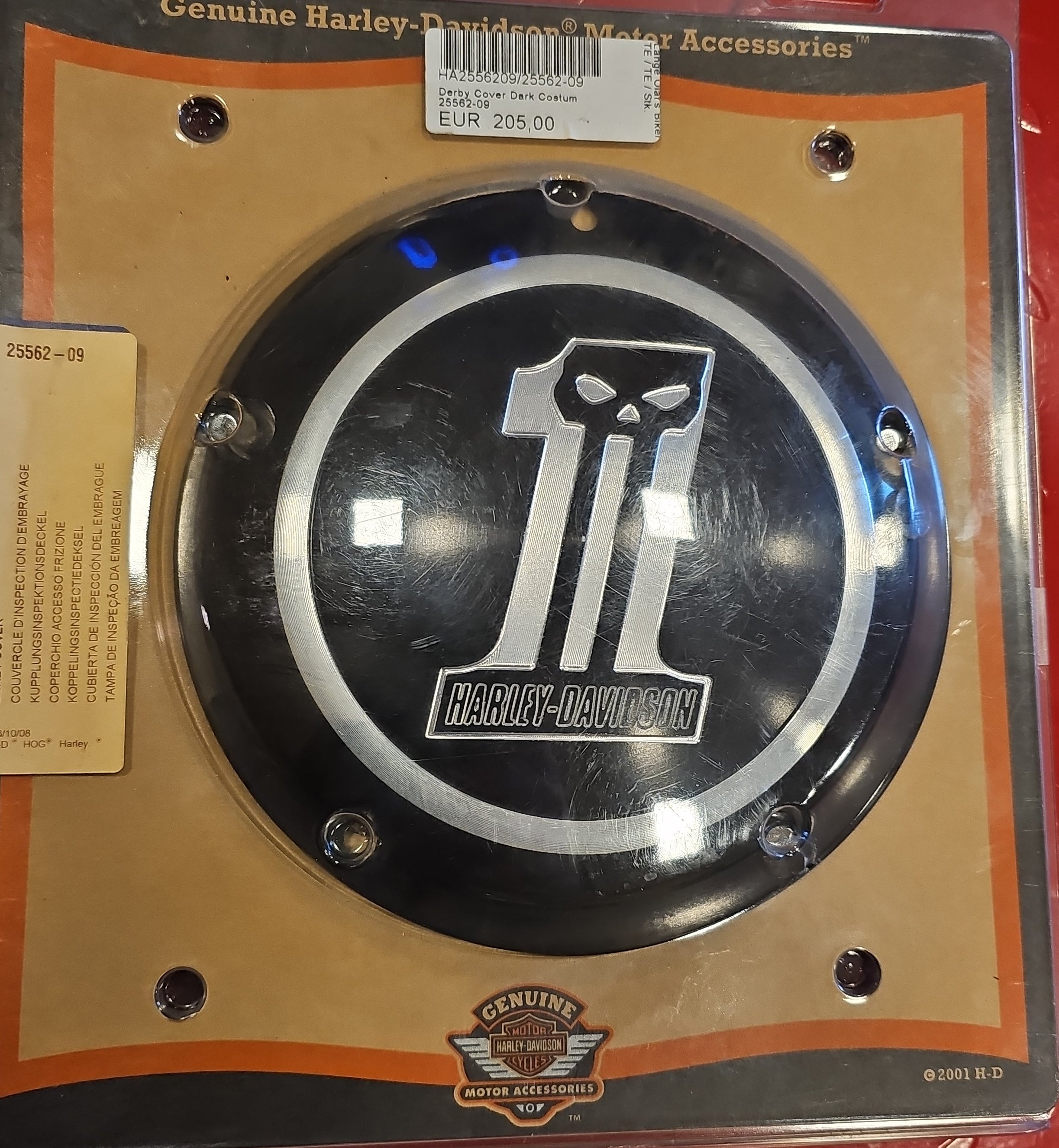 Harley Davidson Derby Cover "1" schwarz NEW