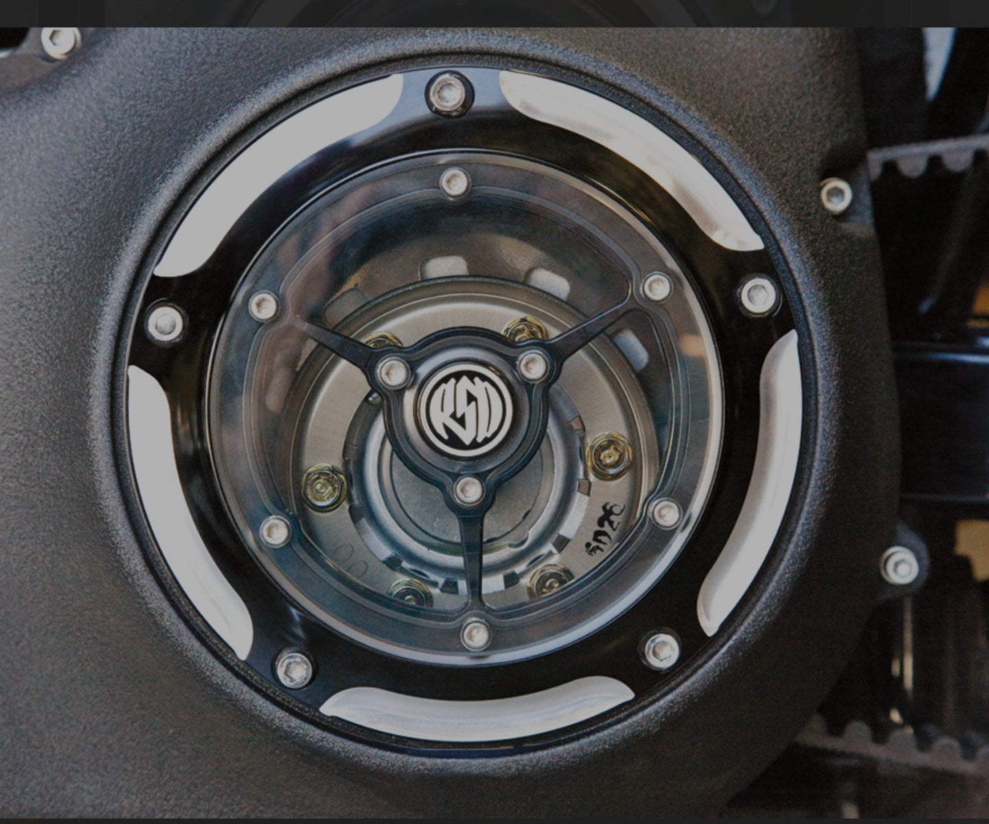 Harley Davidson RSD Derbycover CLARITY blackops NEW