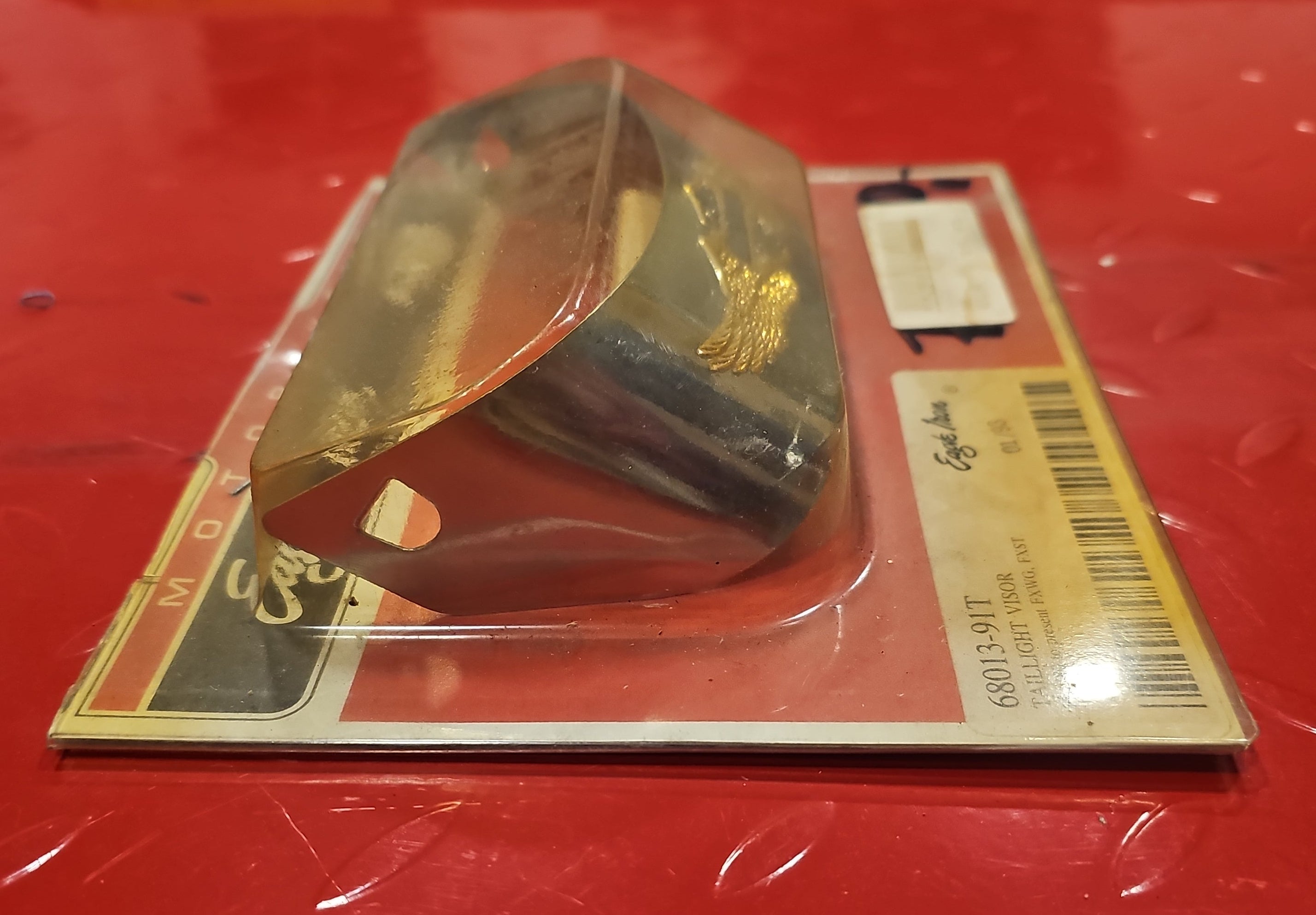 Harley Davidson Taillight Visor Rücklicht Cover chrom NEW
