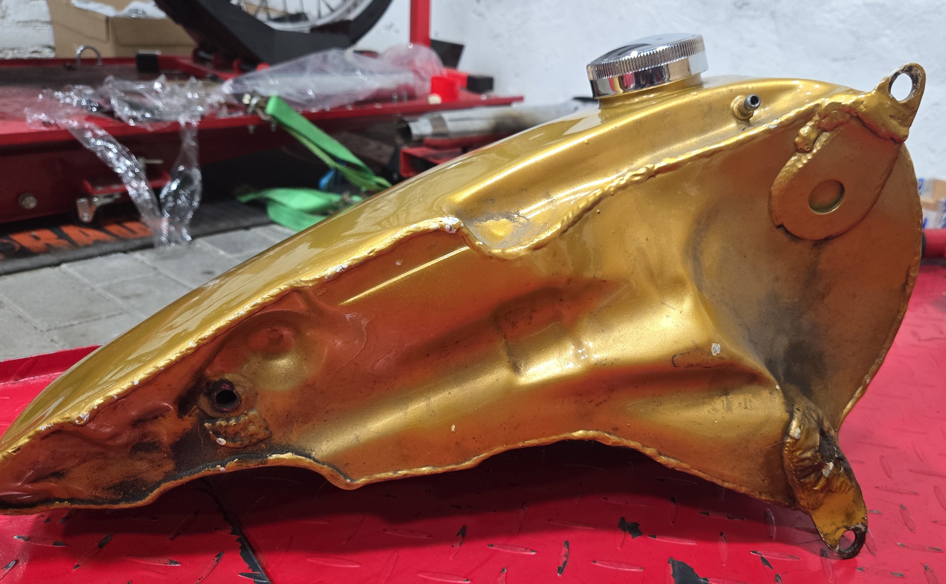 Harley Shovel 5 Galonen Tank gebraucht