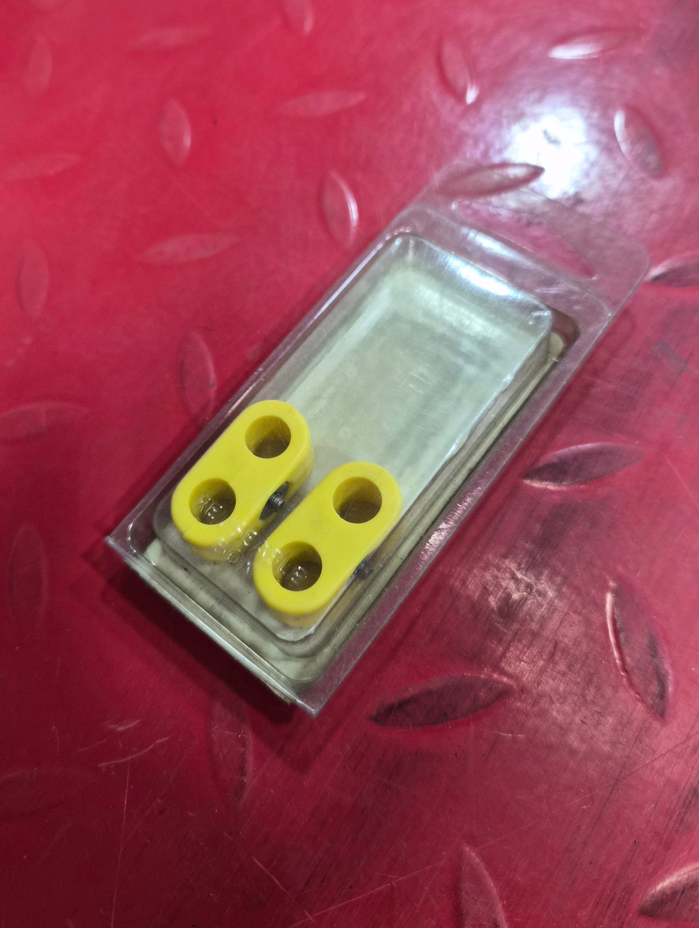 Harley Chopper Custombike Kabelklemme gelb NEW