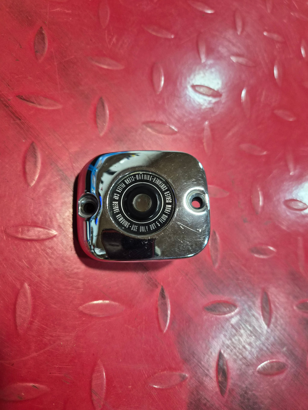 Harley Davidson Bremsbehälter Deckel vorne chrom gebraucht