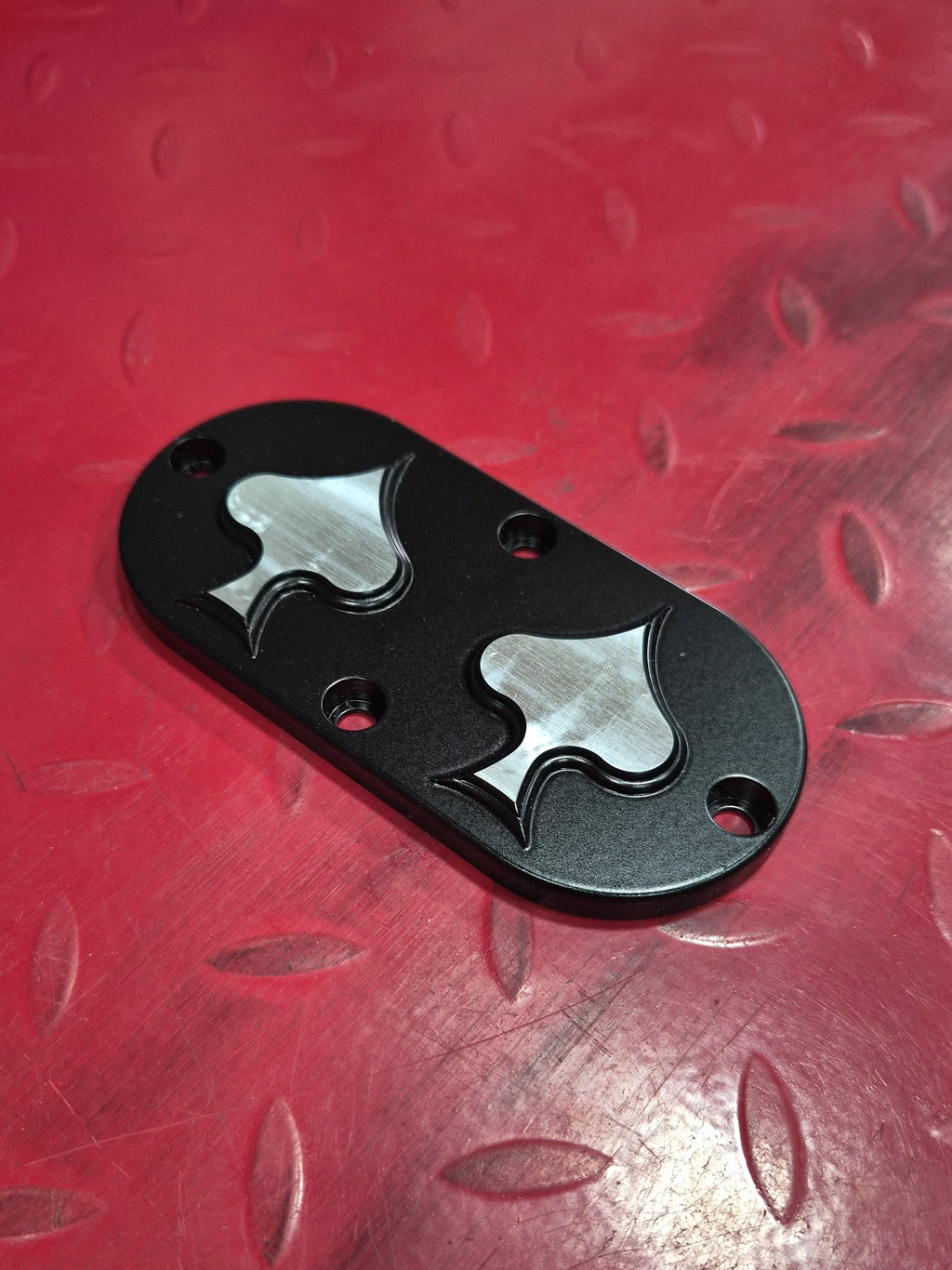 Hells Kitchen Inspection Cover für Harley BT schwarz SPADES Design NEW