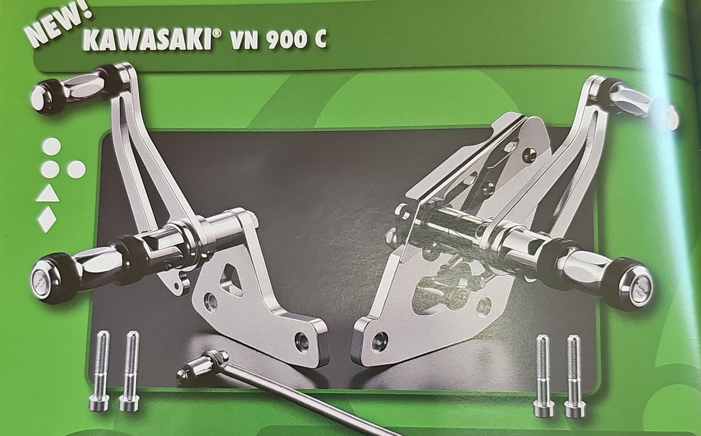 KAWASAKI VN 900 Classic Fussrastenanlege NEW