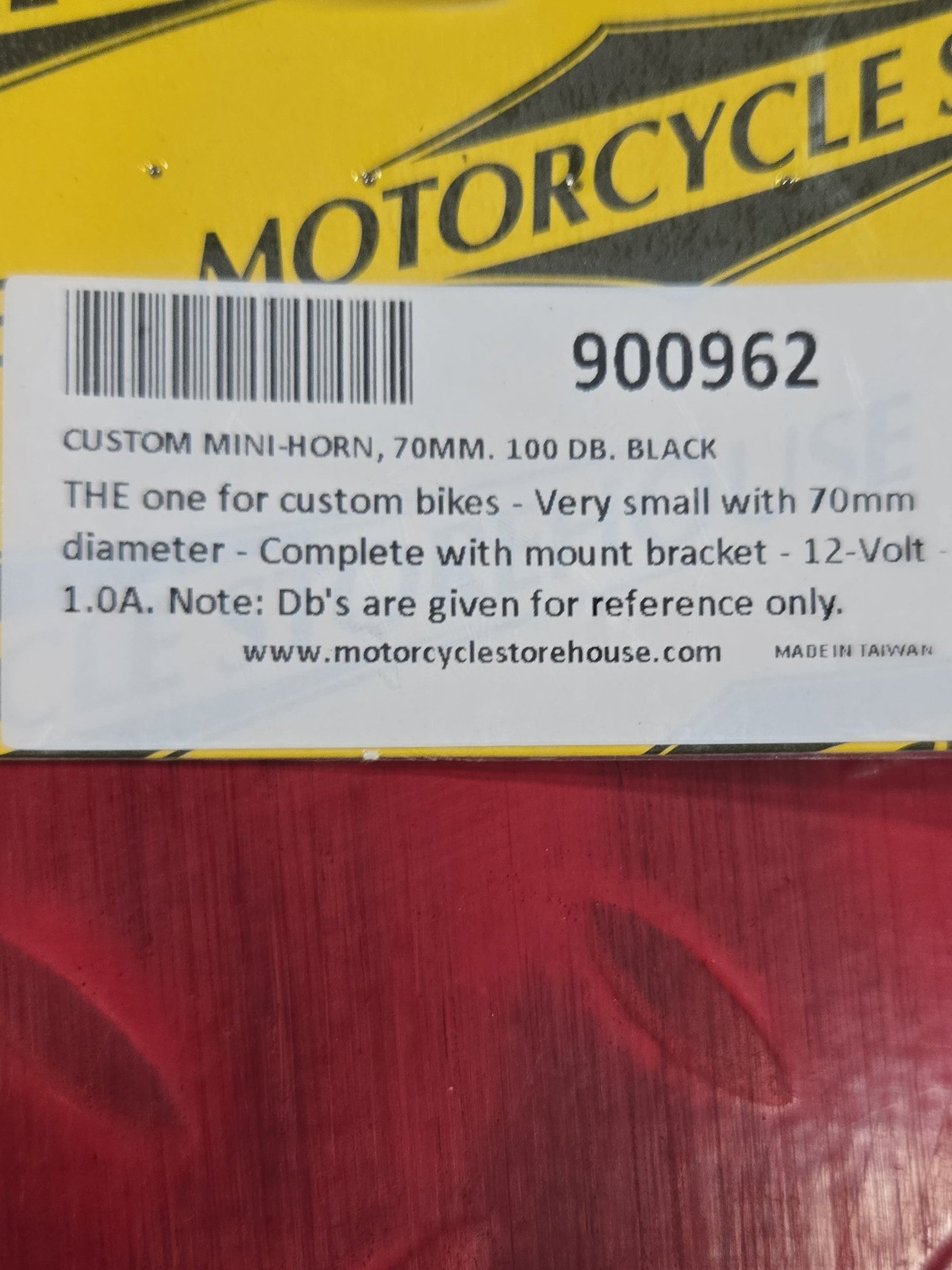 Harley Chopper Custombike Mini Hupe schwarz NEW