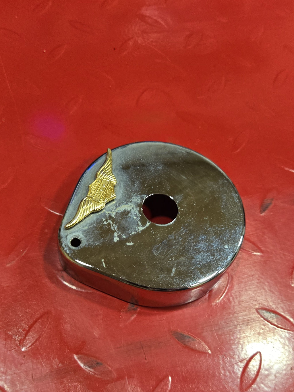Harley Davidson Kicker Feder Cover chrom gebraucht