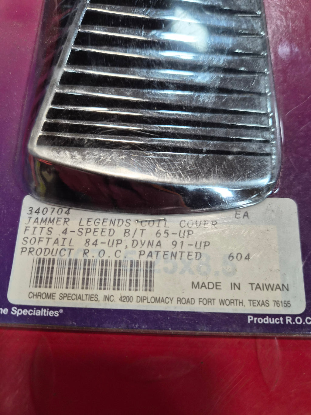 Harley Davidson JAMMER Zündspule Cover chrom NEW