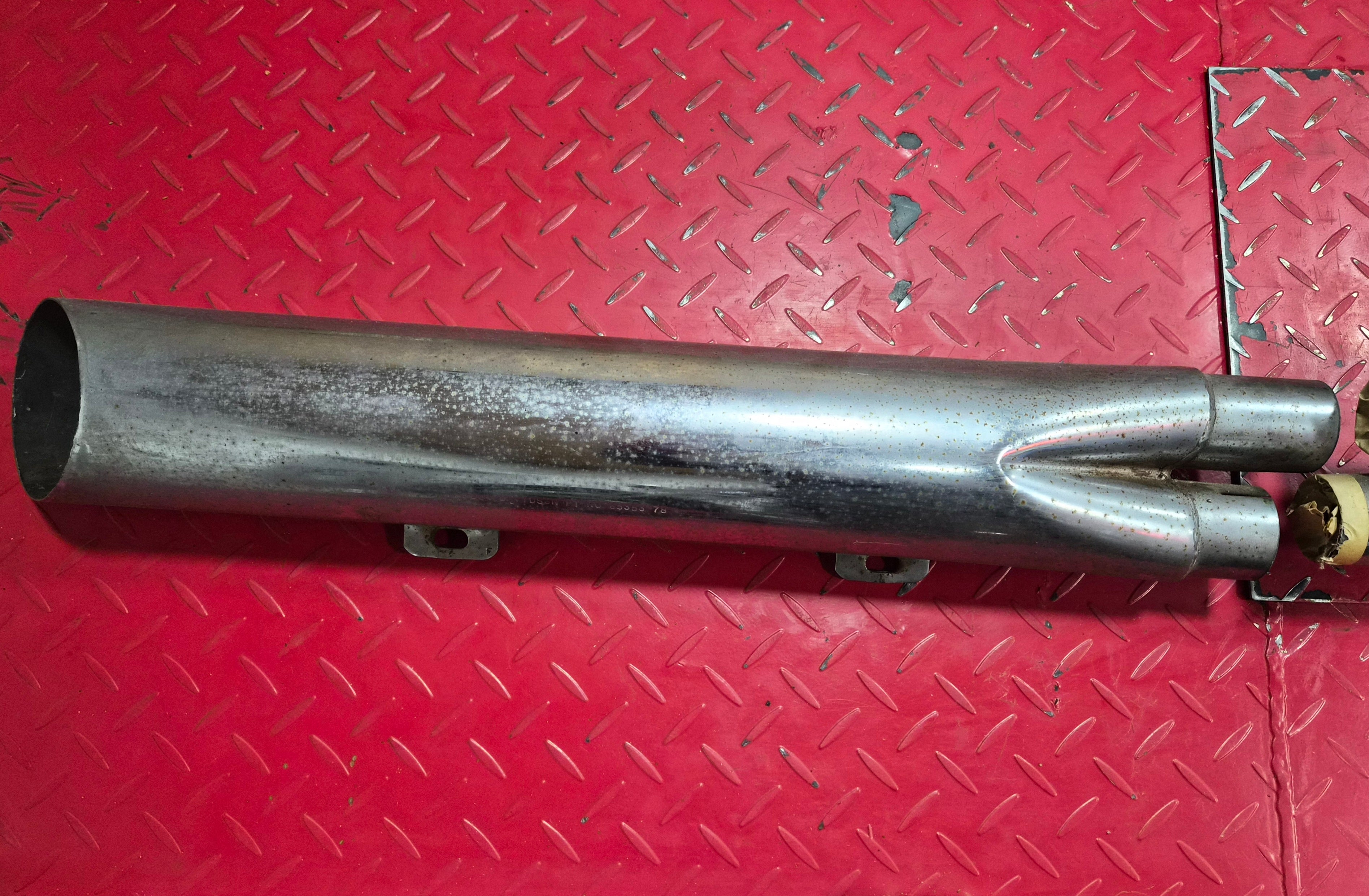 Harley Davidson Shovel 2in1 Auspuffanlage chrom gebraucht