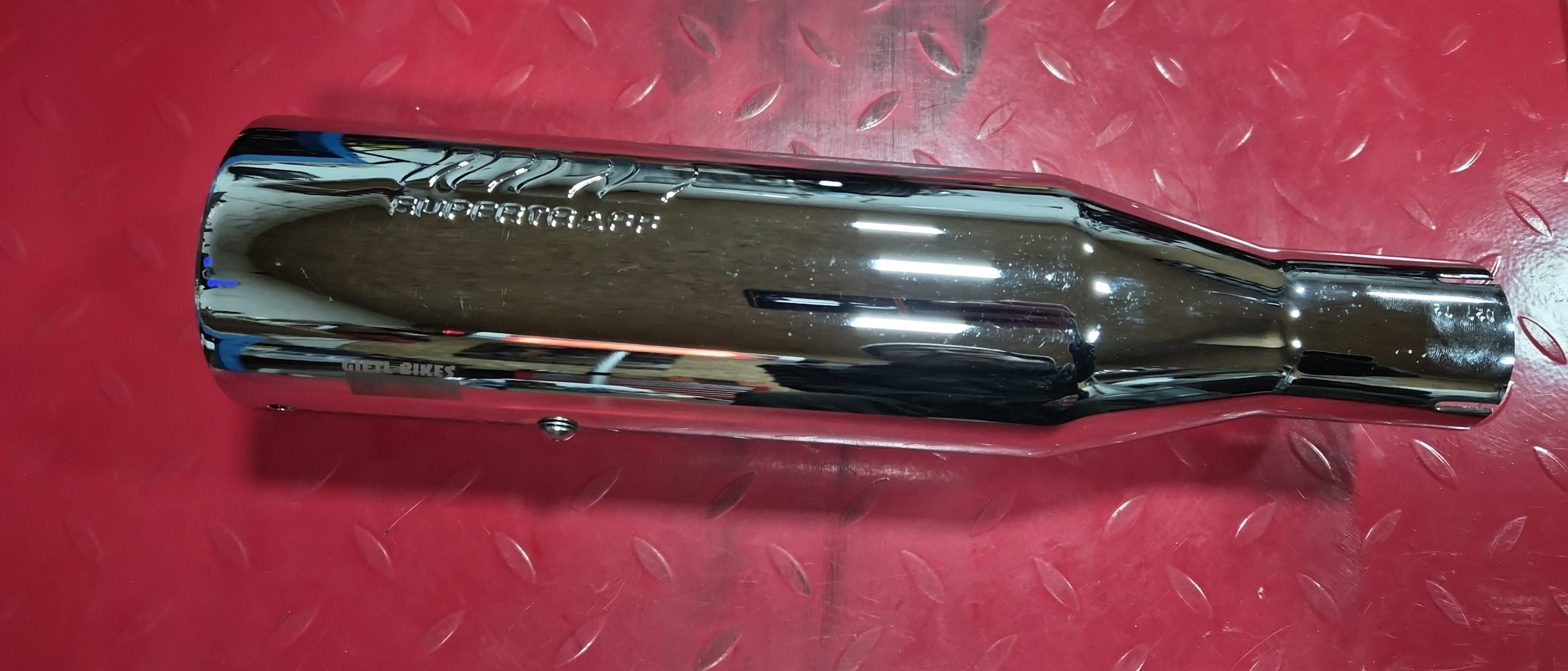 SUPERTRAPP Schalldämpfer 3" Scheibensystem chrom NEW