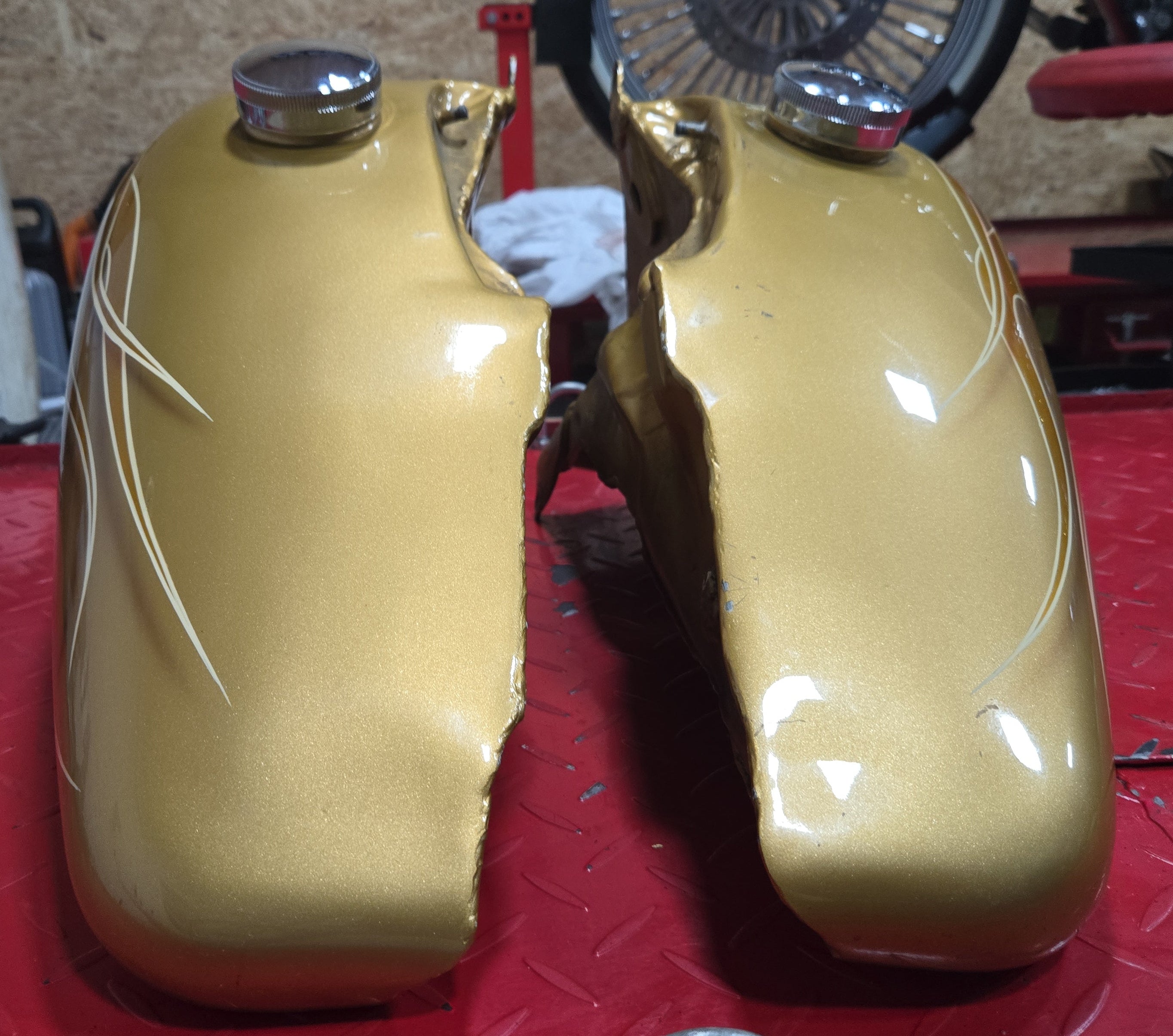 Harley Shovel 5 Galonen Tank gebraucht
