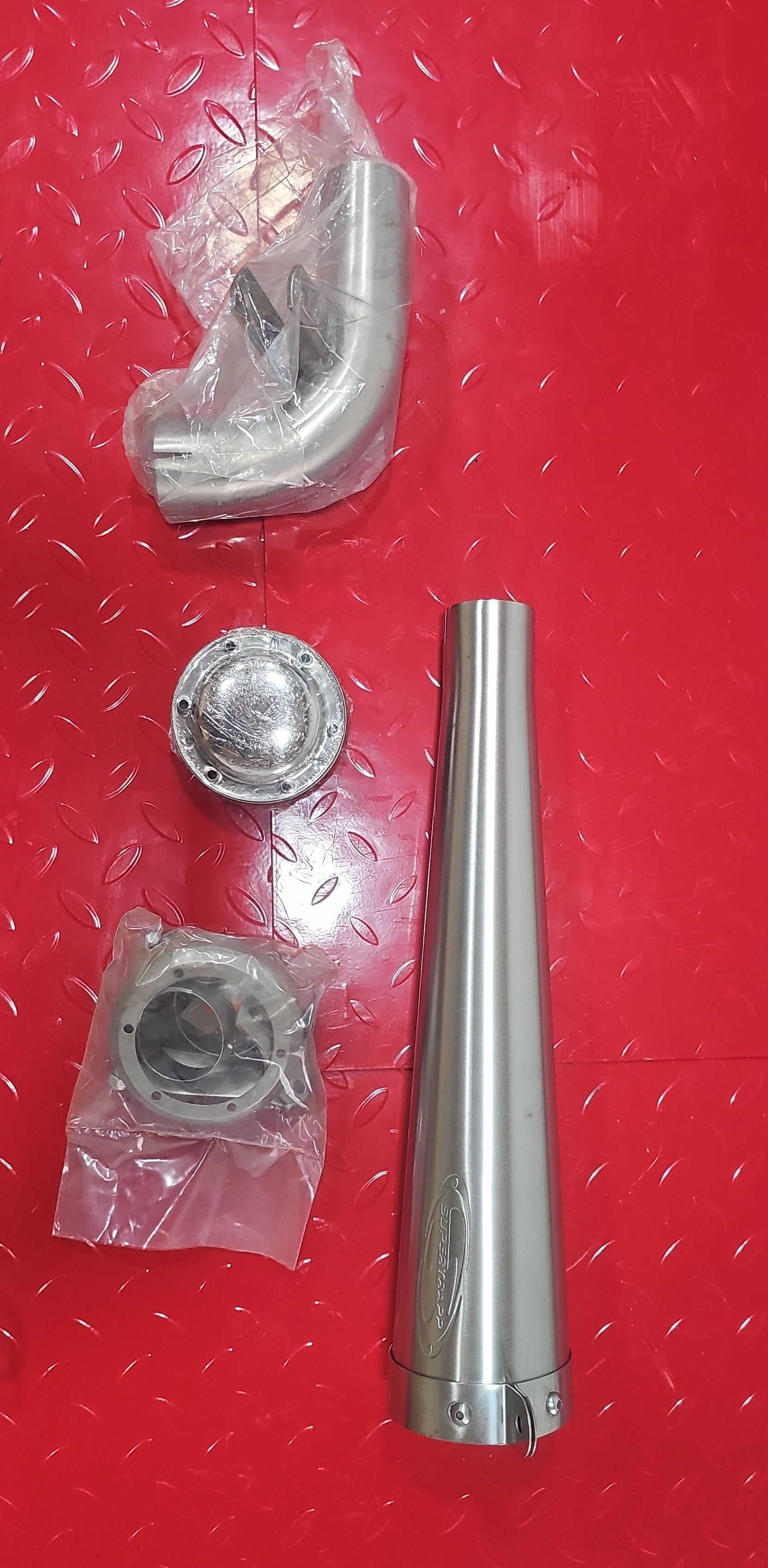 Harley BUELL S1 LIGHTNING SUPERTRAPP Megaphone Auspuff Topf NEW