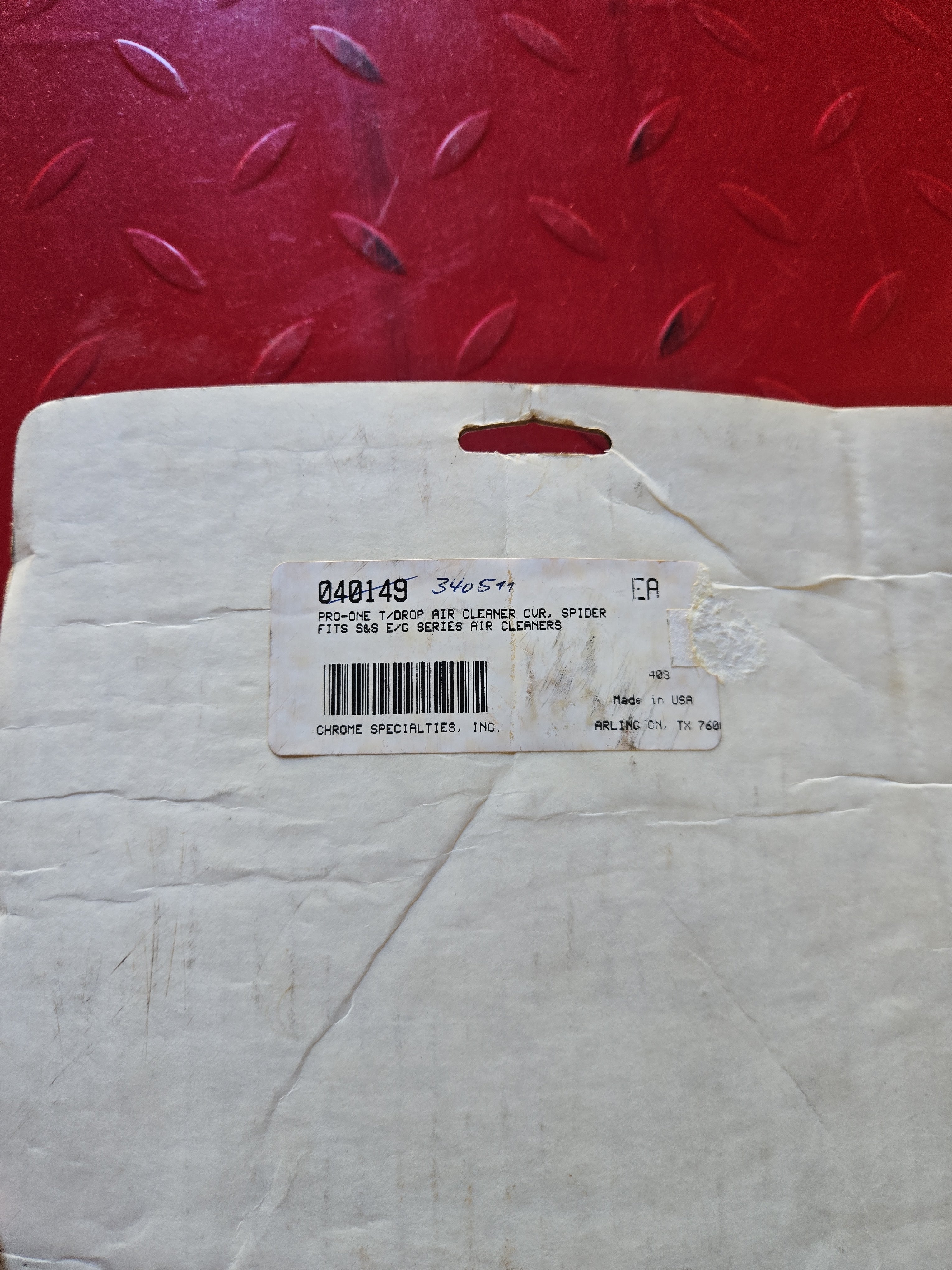 Harley Davidson PRO ONE Spider S&S Aircleaner Cover