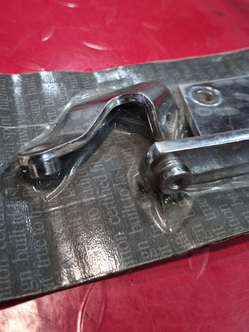 Harley Softail Öltank Mounting Kit chrom NEW