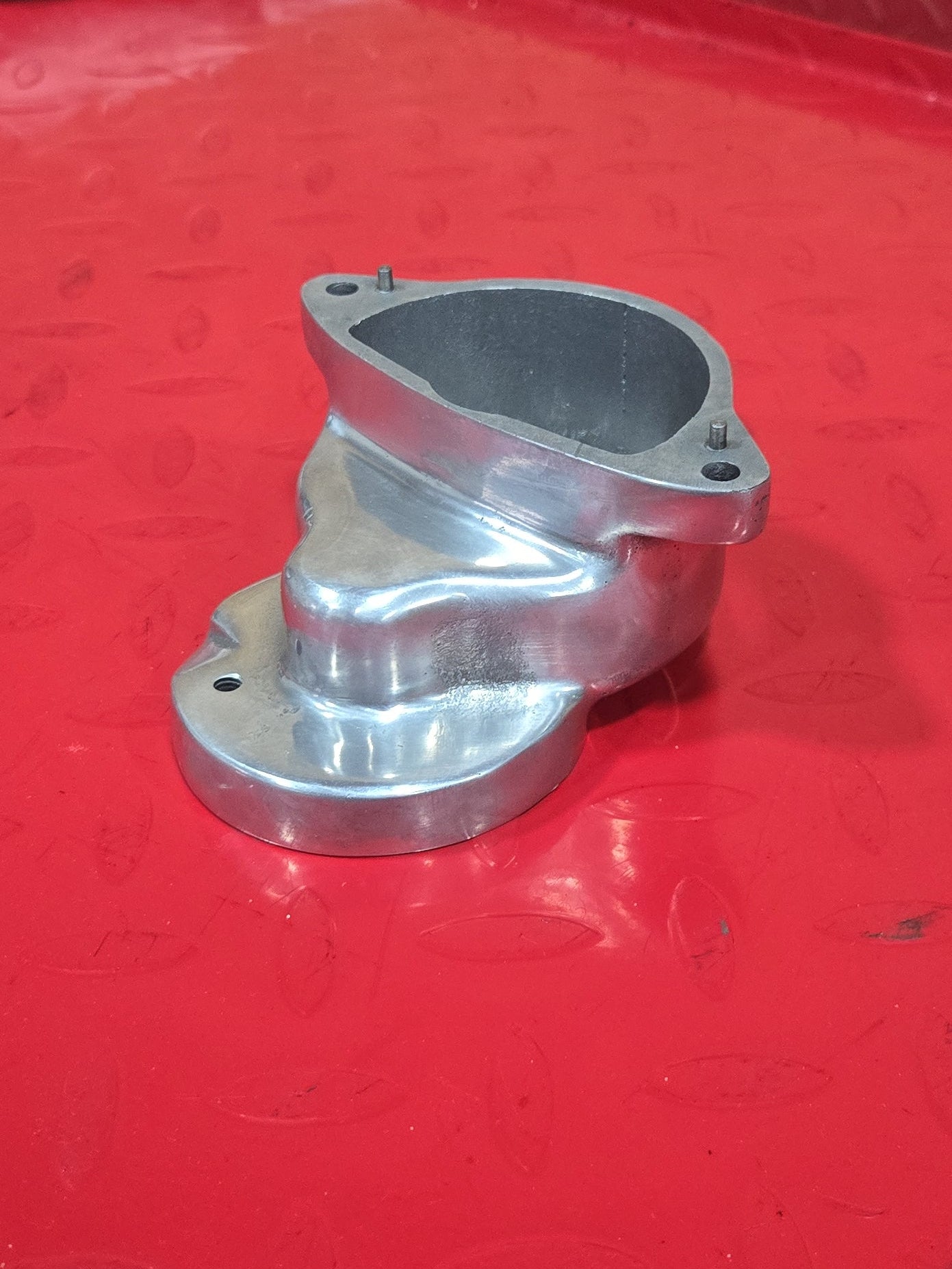Harley Davidson Shovel Shovelhead Starter Shaft Housing poliert