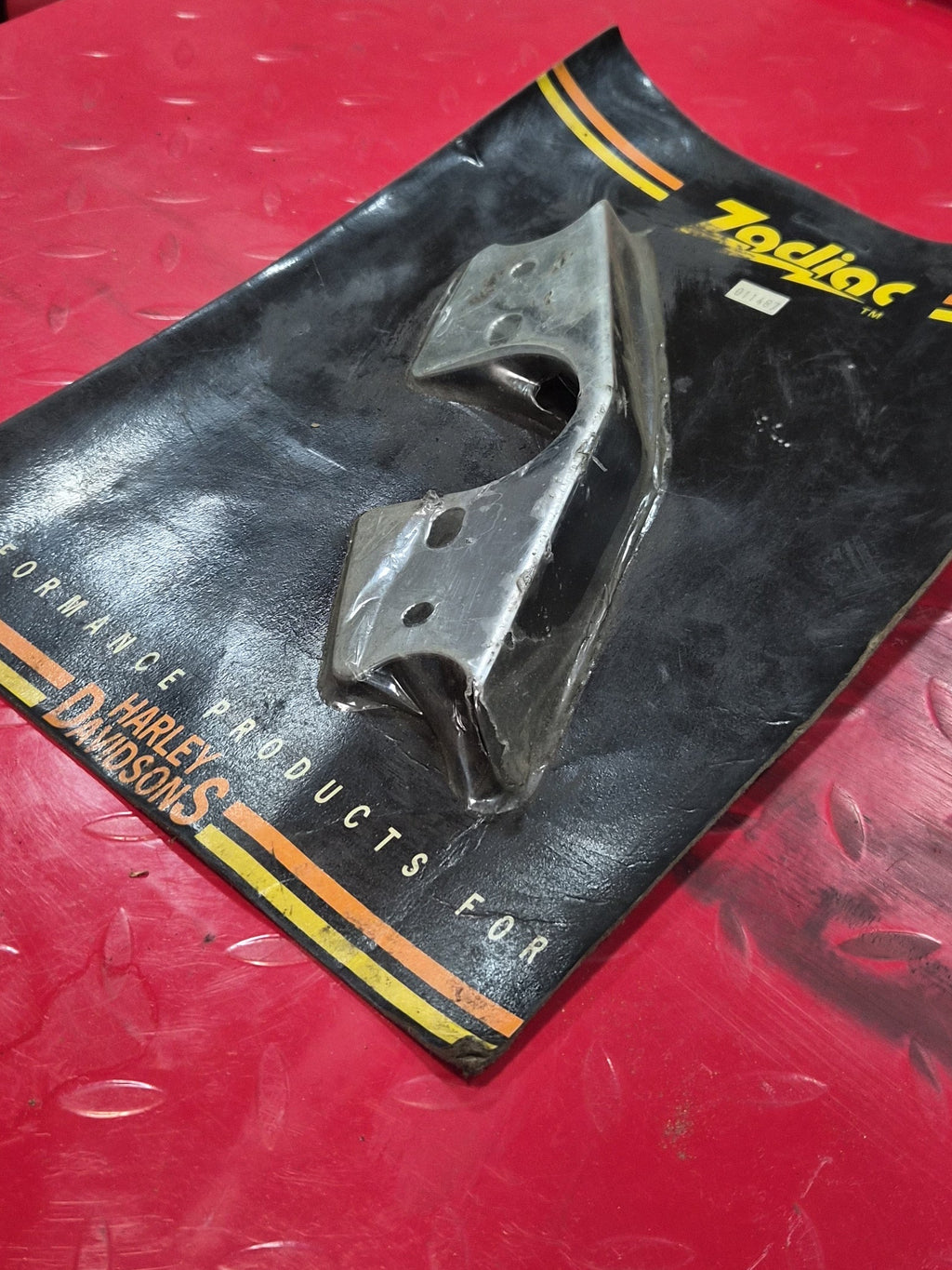 Harley FXR Motorhalter Abdeckung vorne chrom NEW