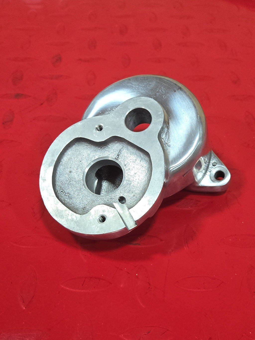 Harley Davidson Shovel Shovelhead Starter Shaft Housing poliert NEW