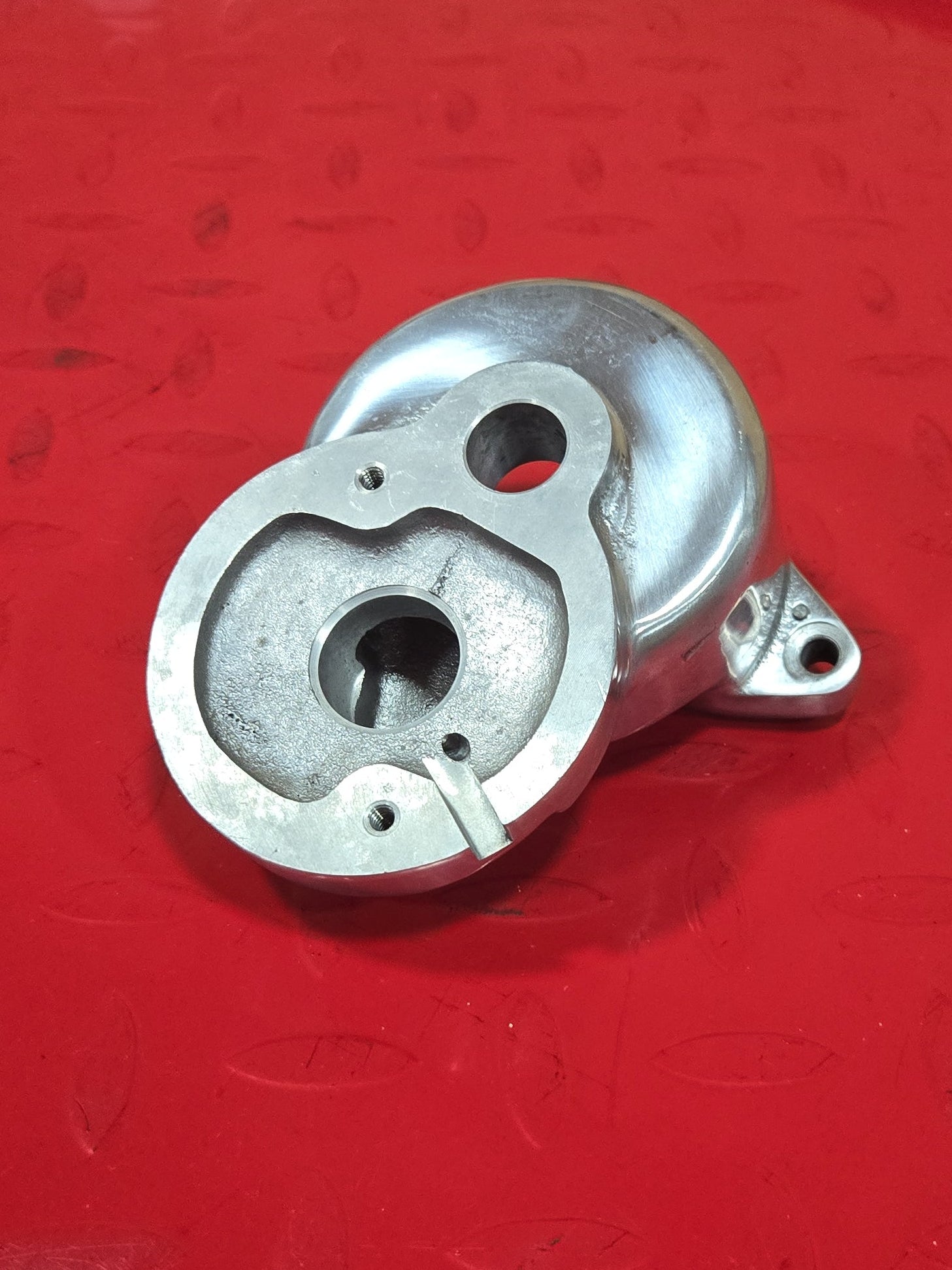 Harley Davidson Shovel Shovelhead Starter Shaft Housing poliert NEW