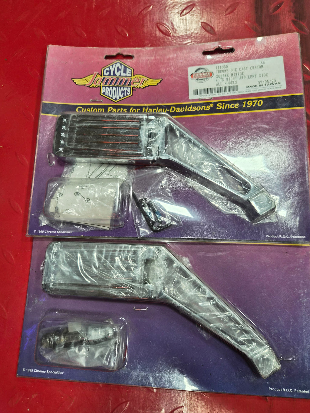 Harley Davidson JAMMER Spiegel Satz chrom NEW