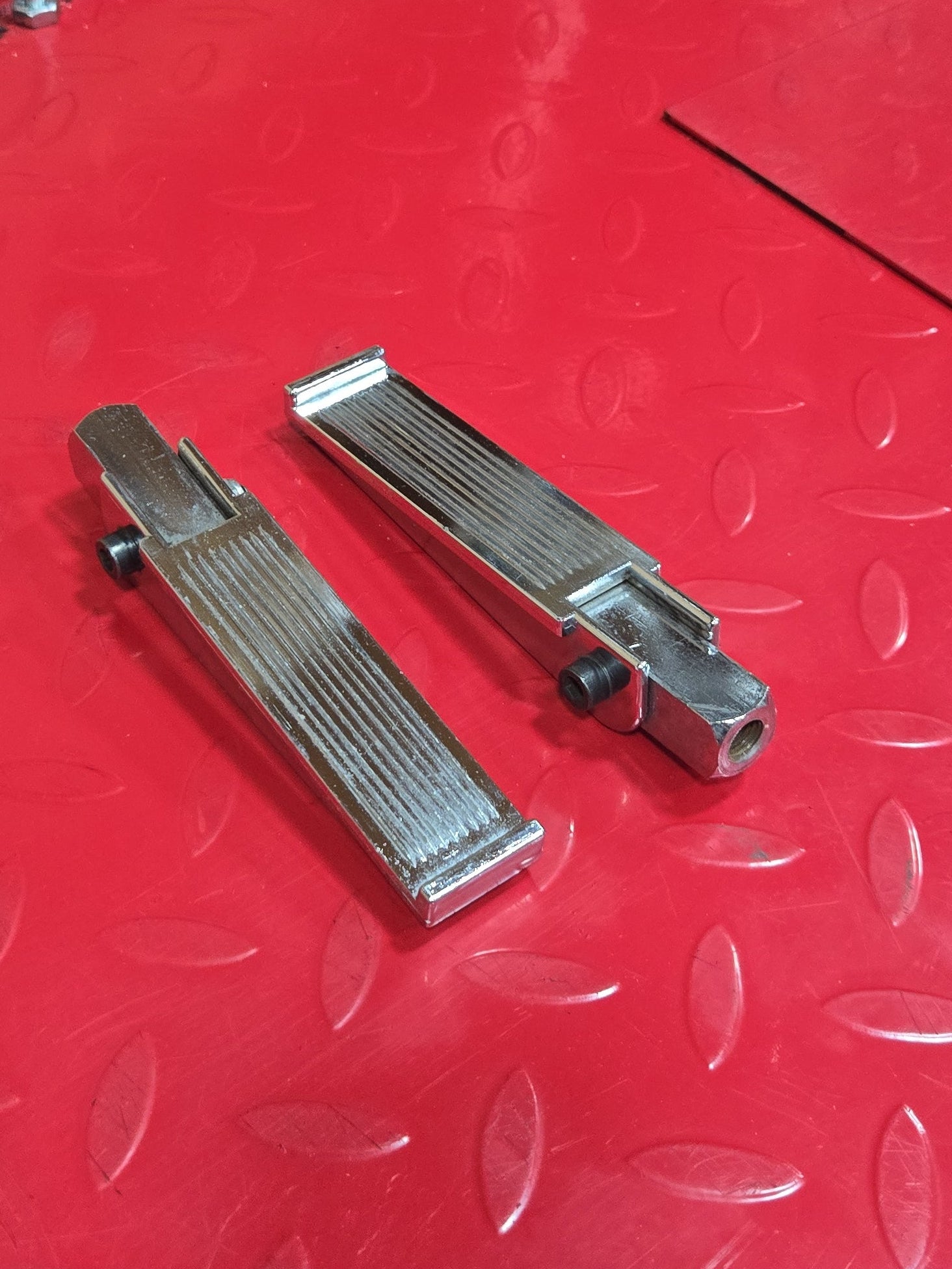 Harley Chopper Oldschool Fussrasten chrom gebraucht