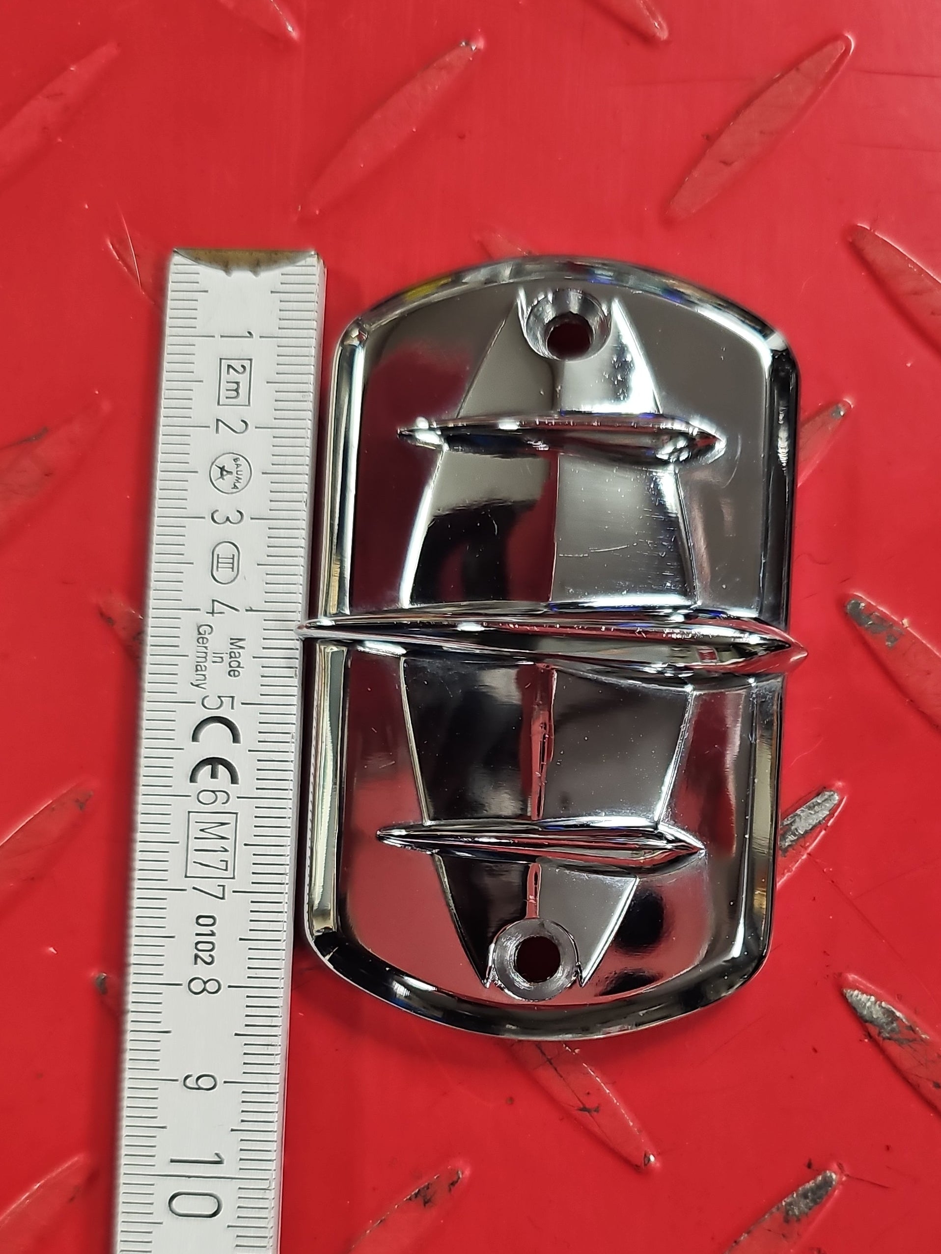 Motorrad Bremsbehälter Deckel chrom NEW