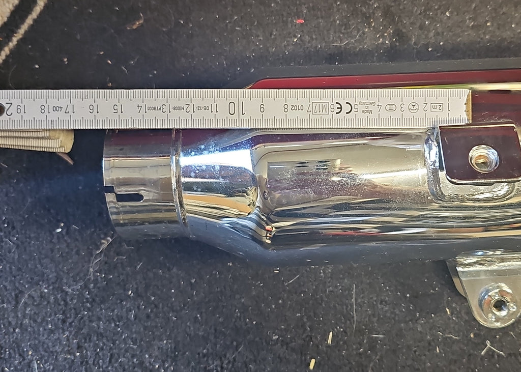 Harley Davidson V Rod Endschalldämpfer Muffler Auspuff chrom gebraucht