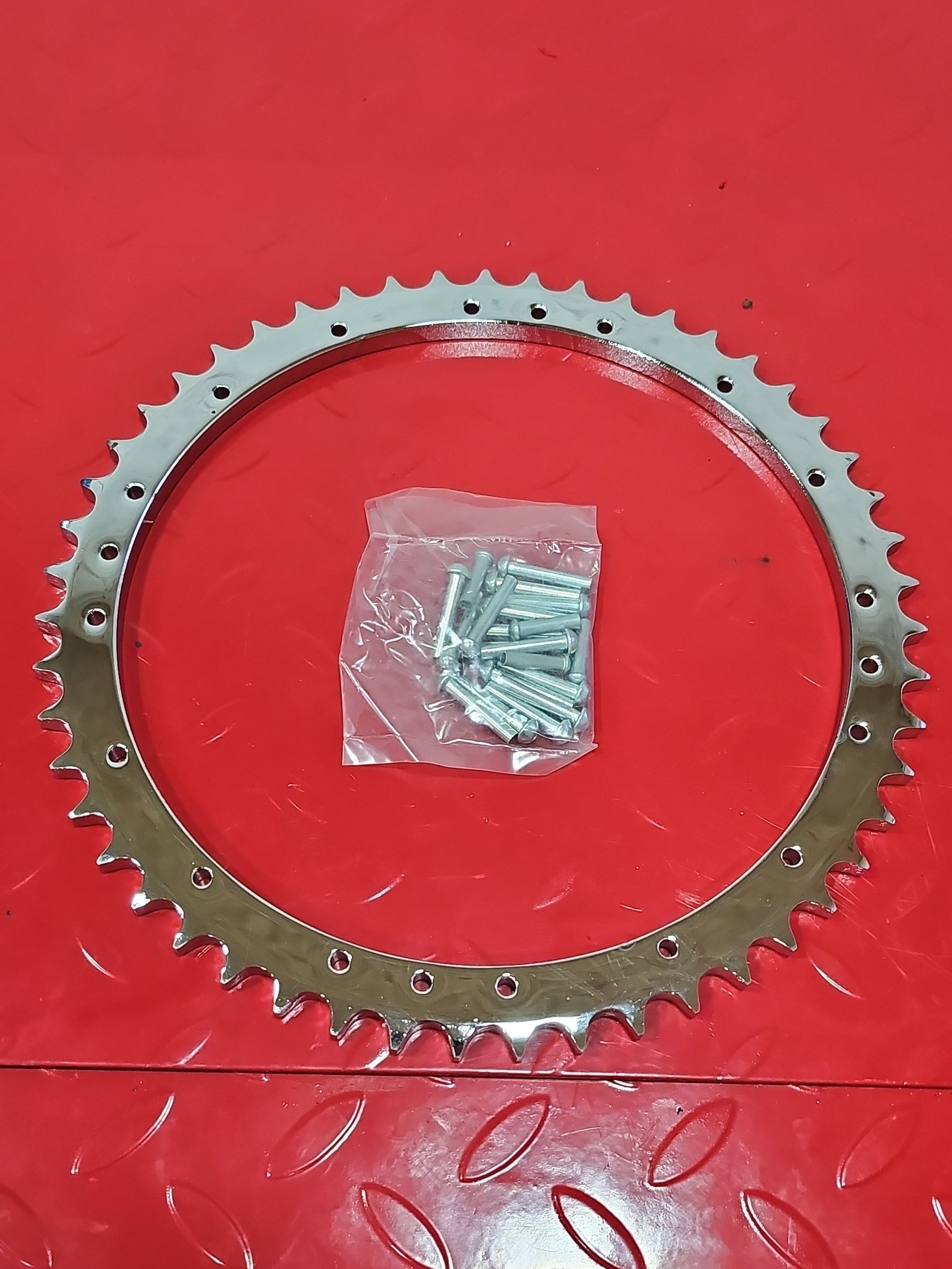 Harley Davidson Kettenblatt Trommelbremse chrom  NEW