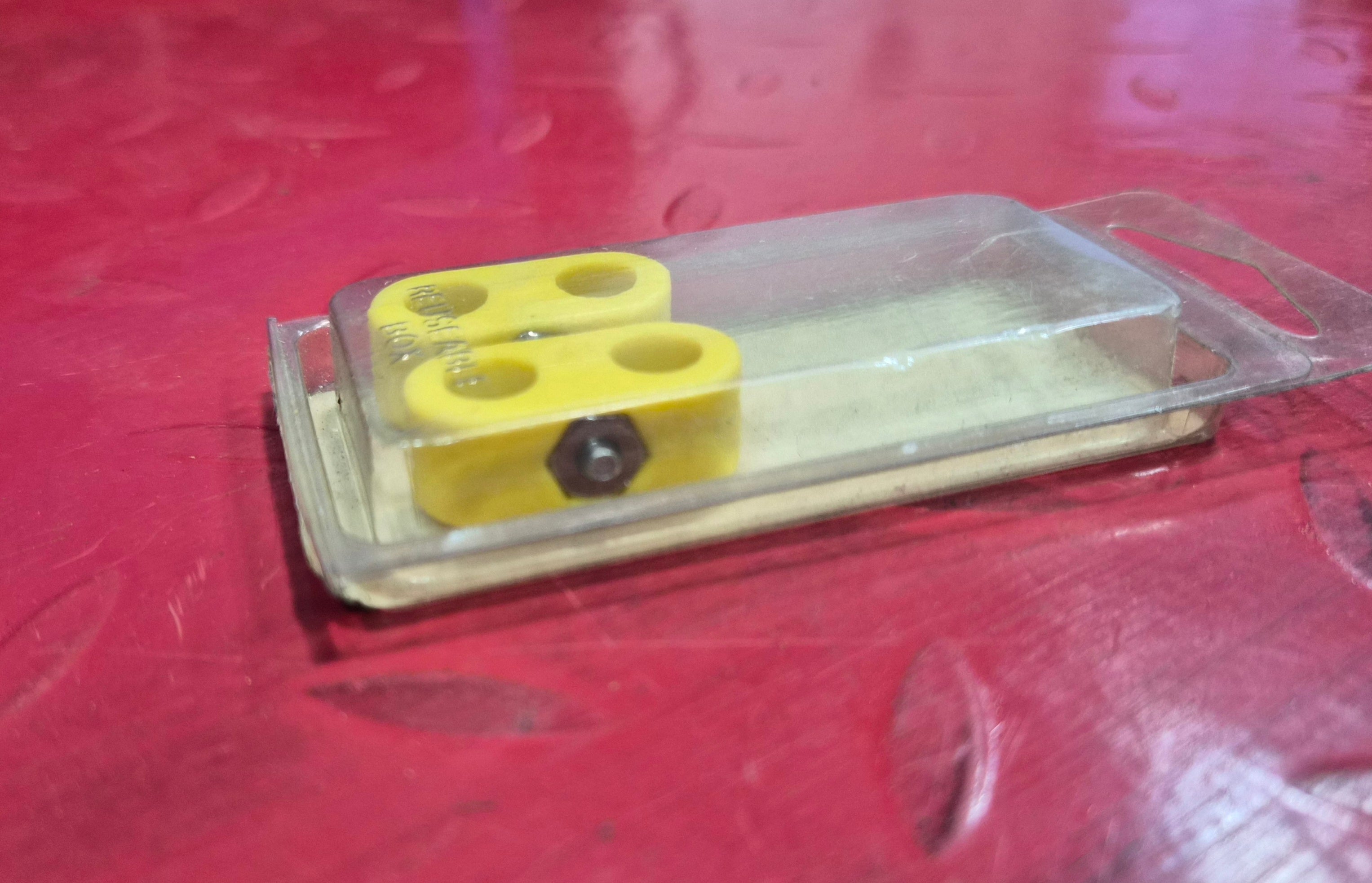 Harley Chopper Custombike Kabelklemme gelb NEW