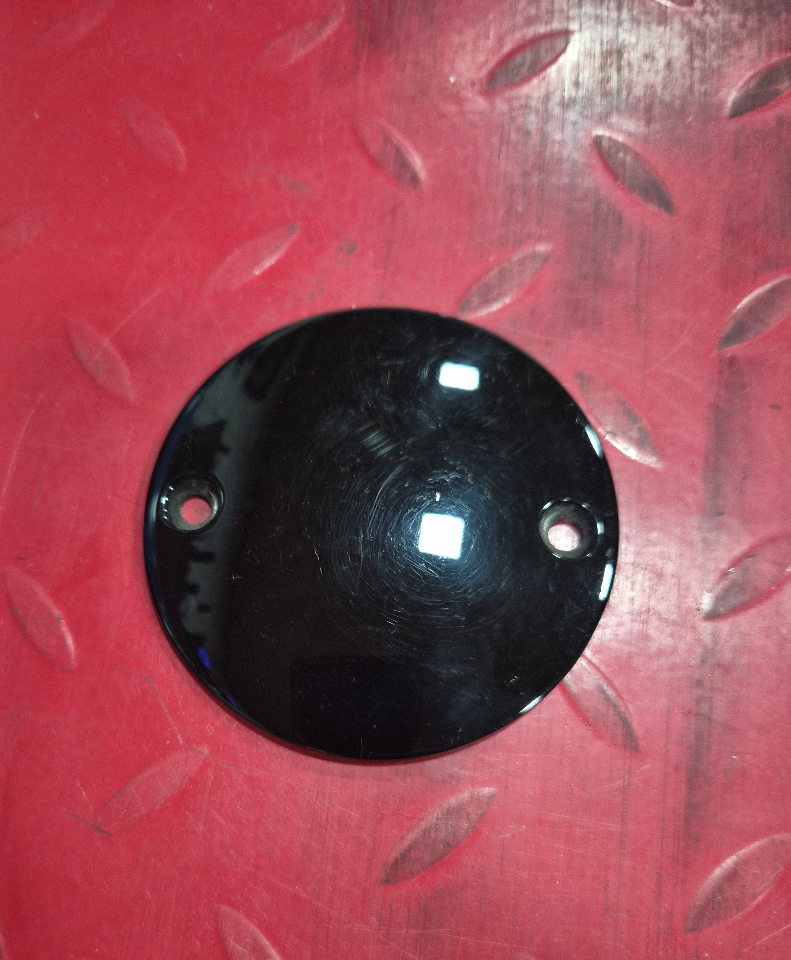 CUSTOM CHROME Pointcover schwarz für Harley gebraucht