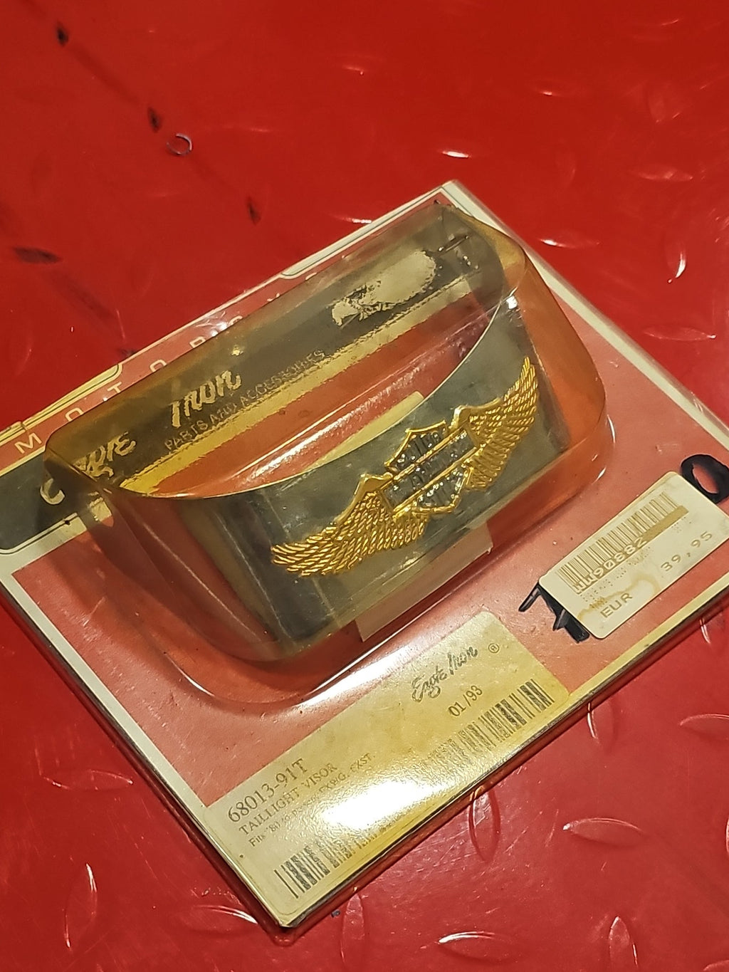 Harley Davidson Taillight Visor Rücklicht Cover chrom NEW