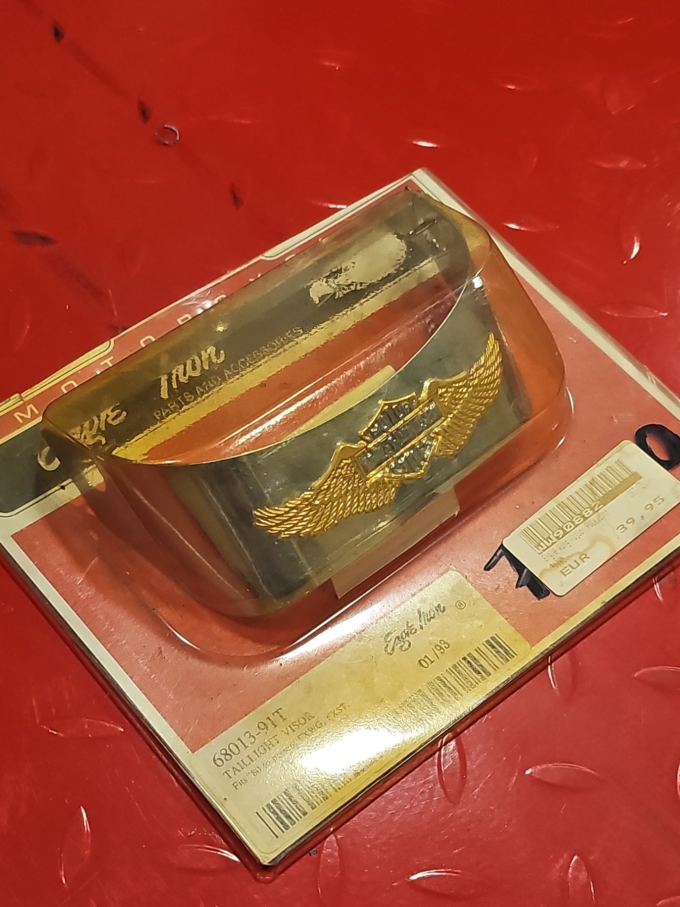 Harley Davidson Taillight Visor Rücklicht Cover chrom NEW