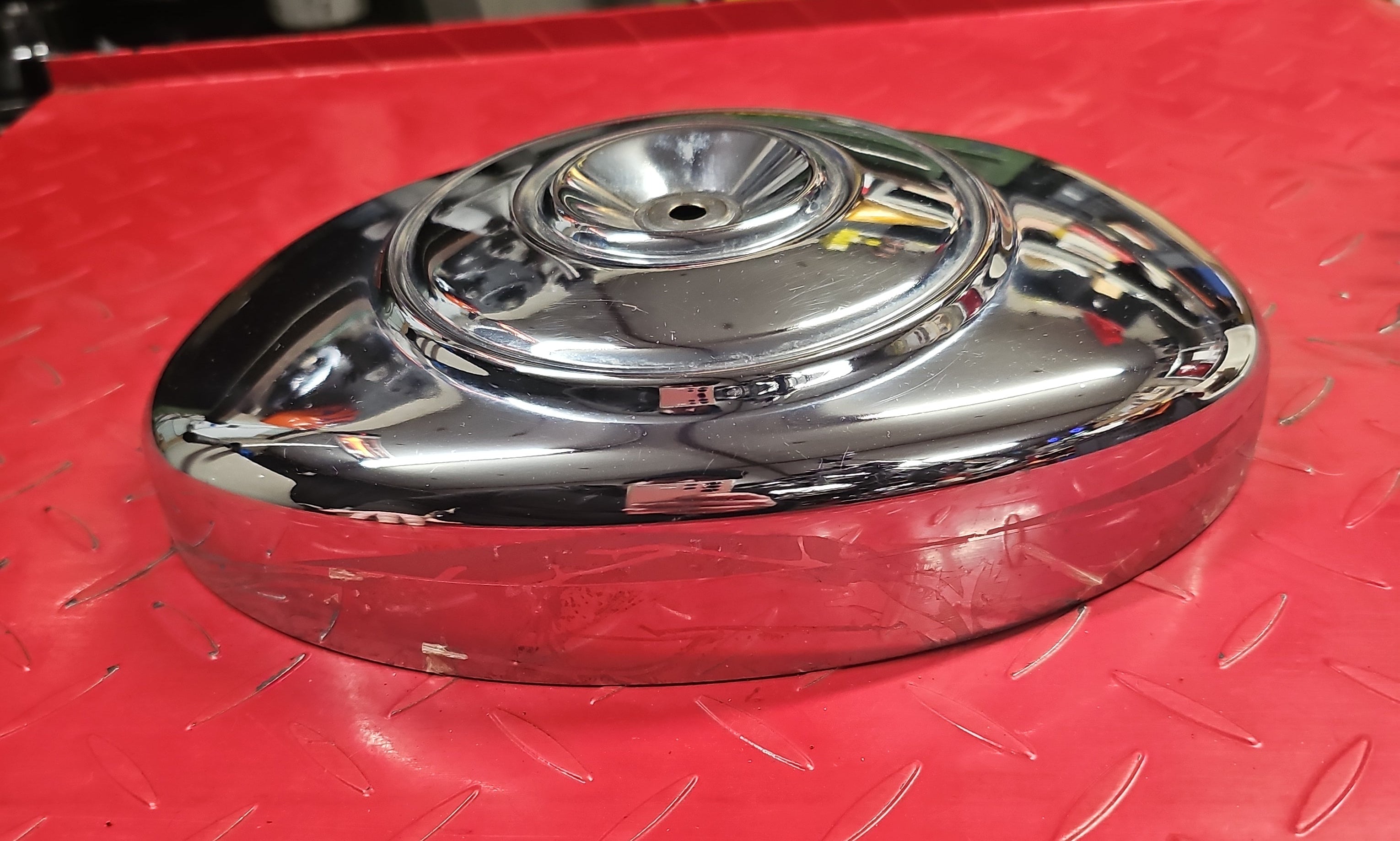 Harley Davidson Luftfilterdeckel chrom gebraucht