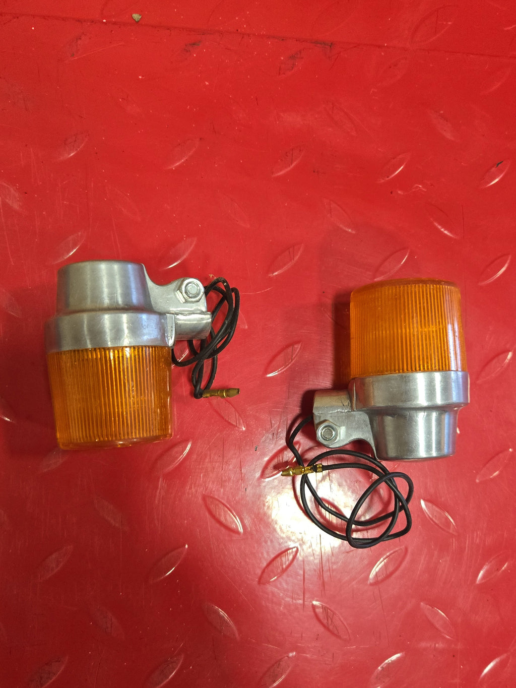 Harley Motorrad Oldtimer Oldschool Blinker ALU