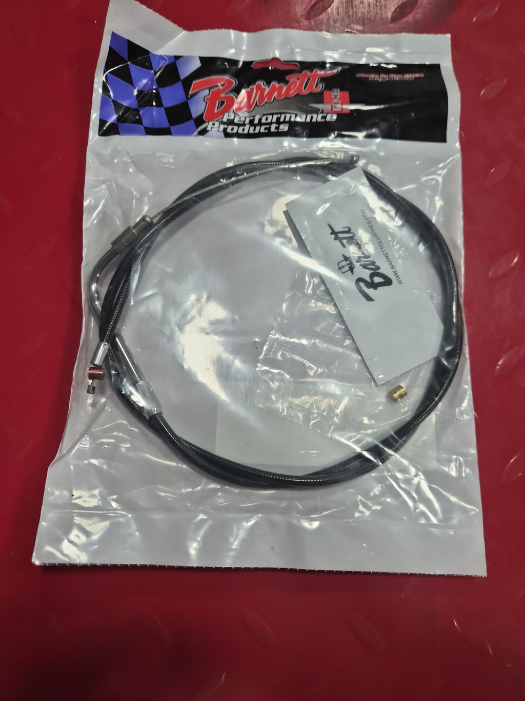 BARNETT Gaszug schwarz +6" für Harley Davidson NEW