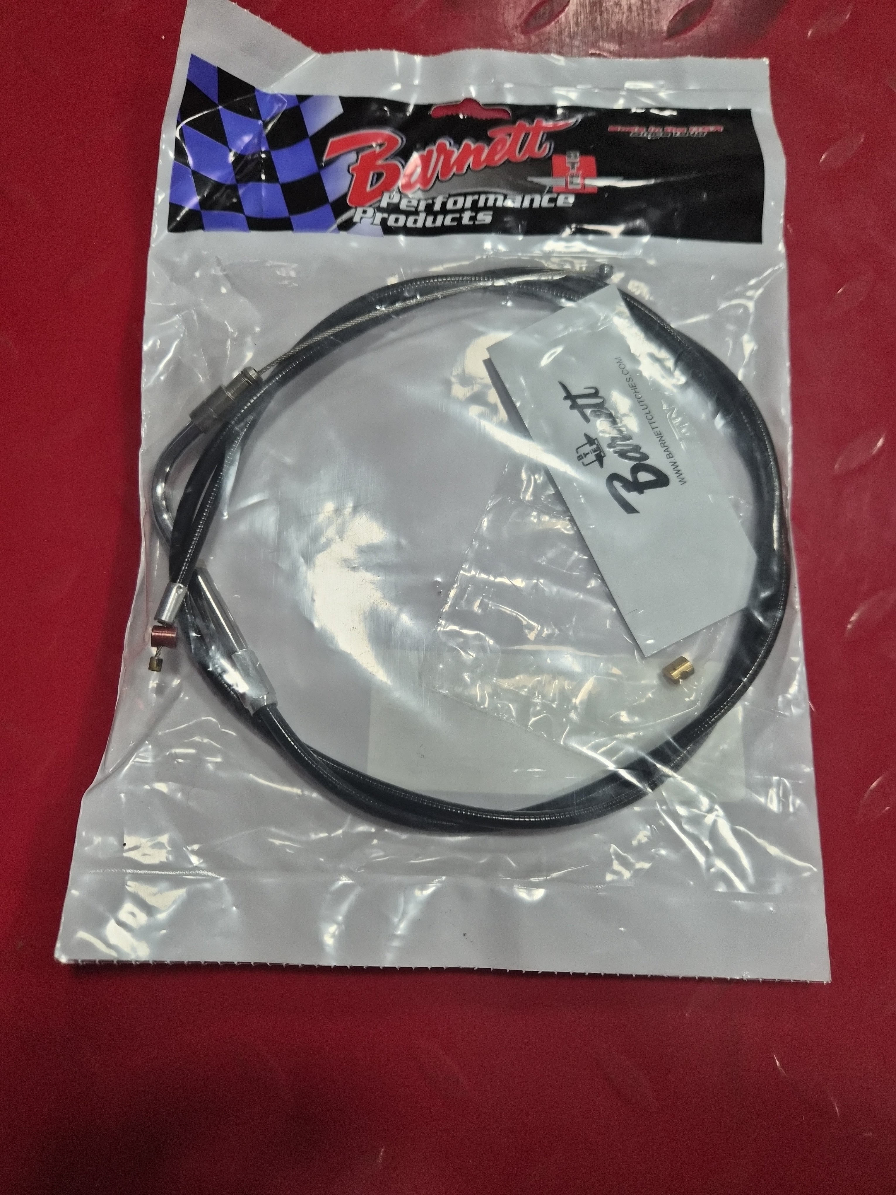 BARNETT Gaszug schwarz +6" für Harley Davidson NEW