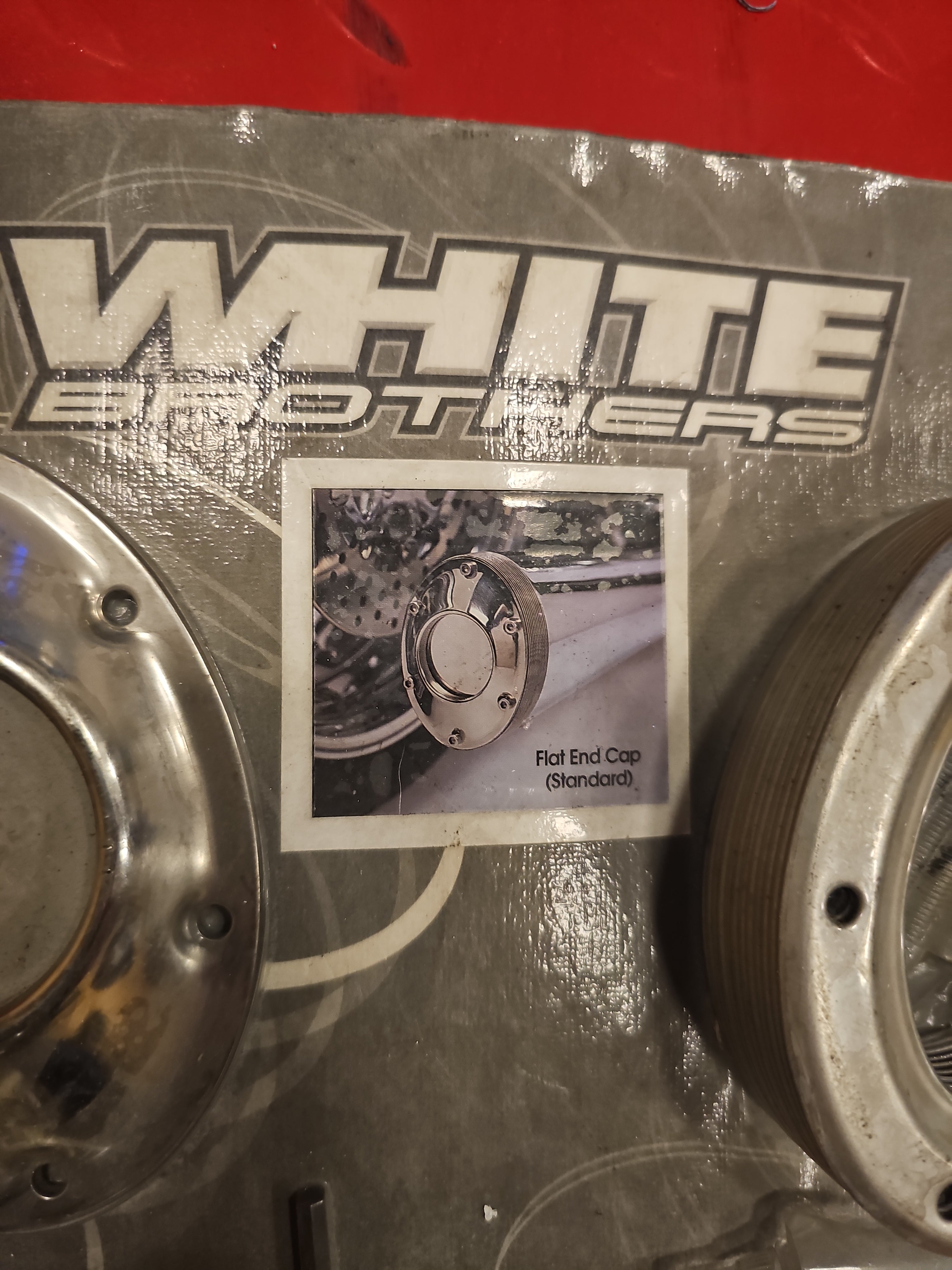 White Brothers Auspuff Scheibenkit Endkappe End Cap NEW