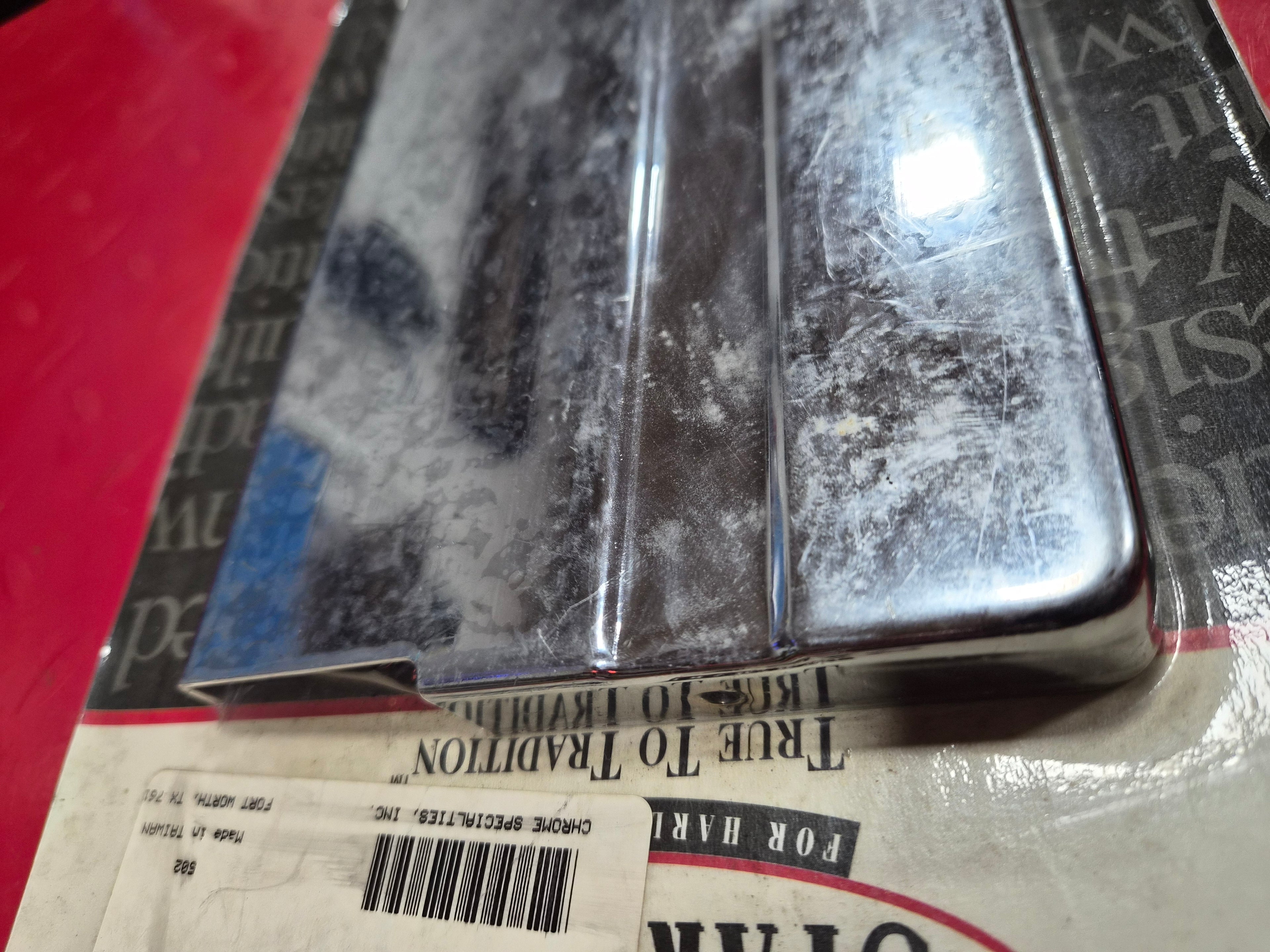 Harley Davidson Battery Top Cover Abdeckung 65-84 chrom NEW