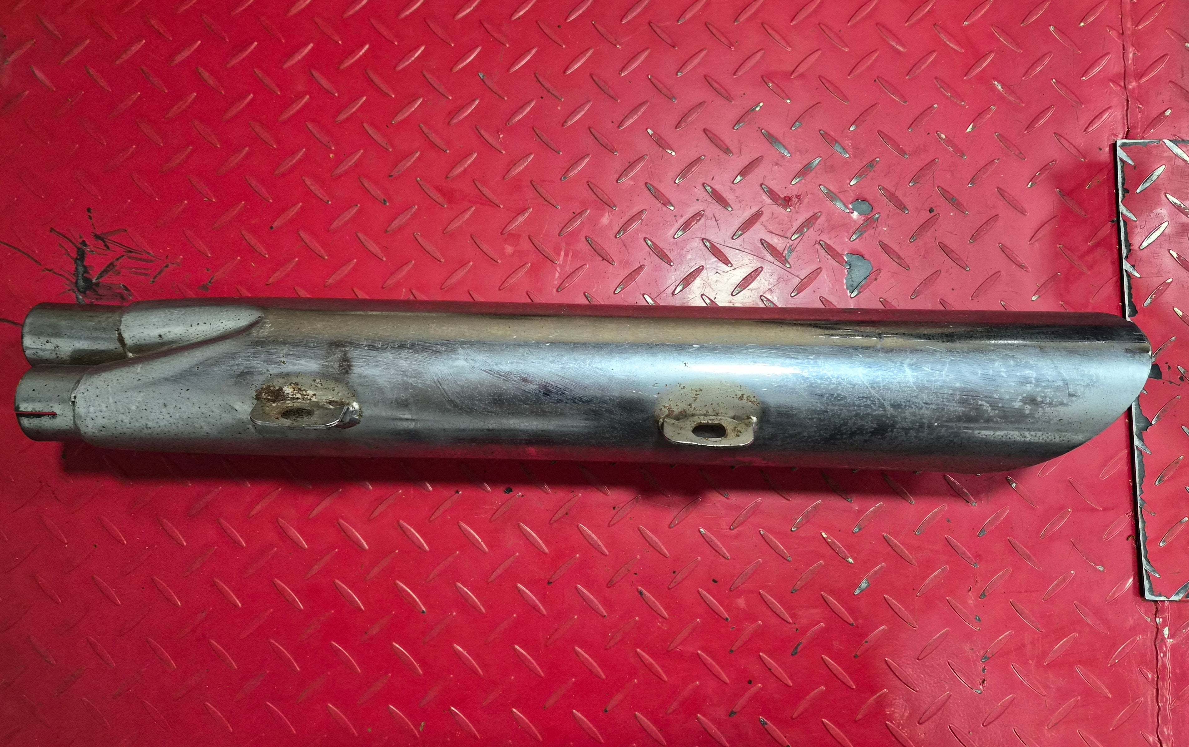 Harley Davidson Shovel 2in1 Auspuffanlage chrom gebraucht