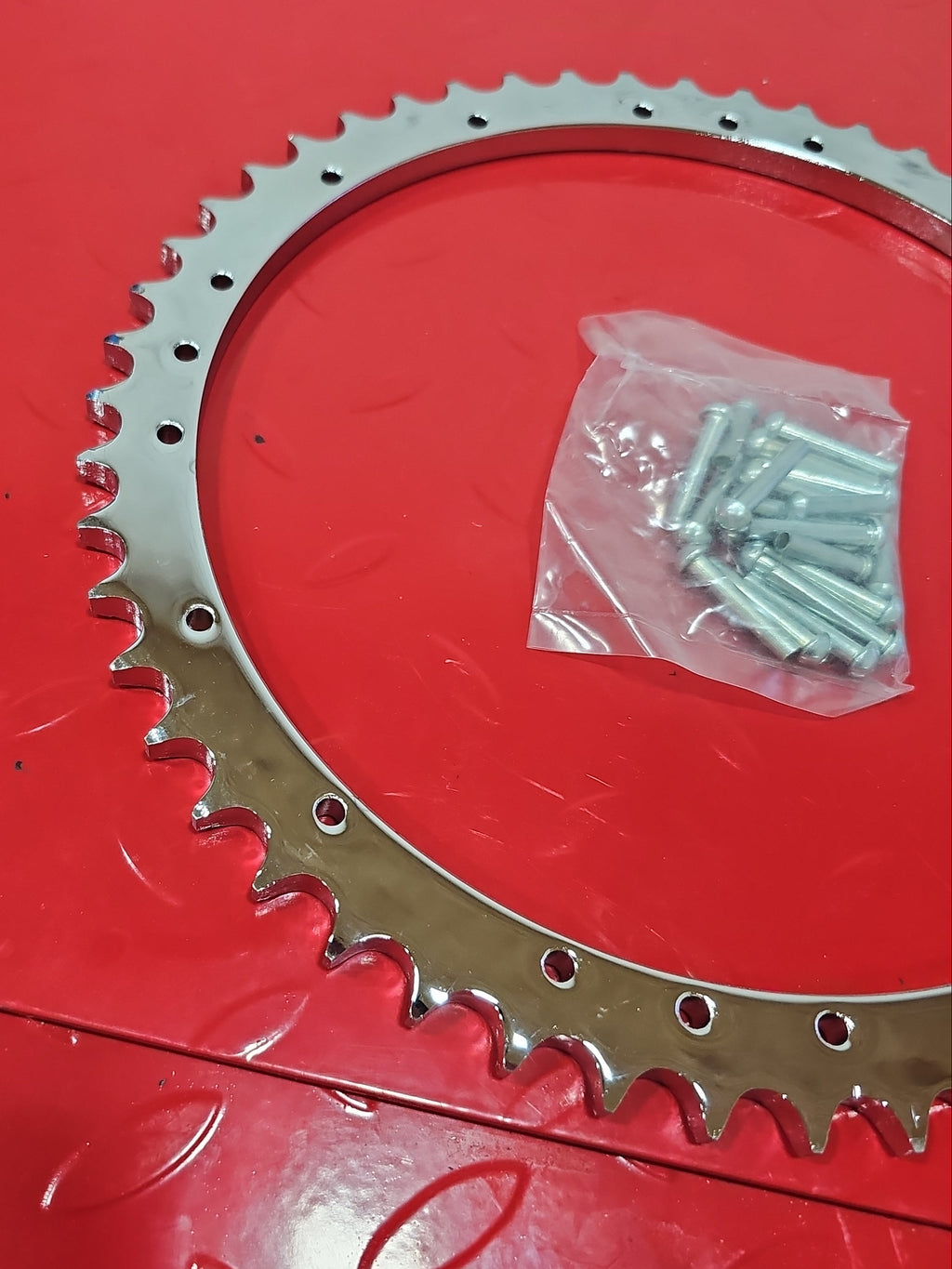 Harley Davidson Kettenblatt Trommelbremse chrom  NEW