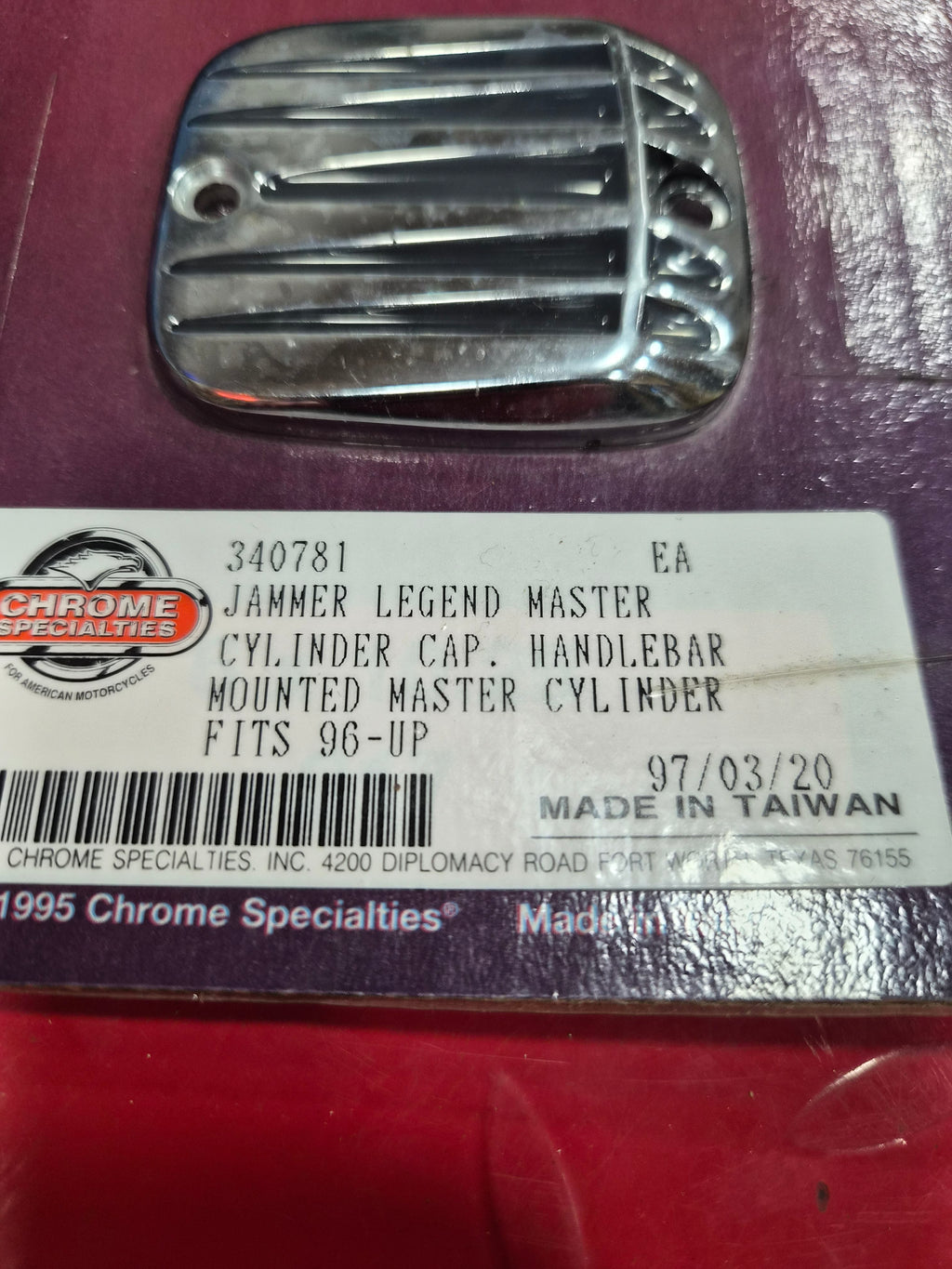 Harley Davidson JAMMER Bremsbehälter Deckel front NEW